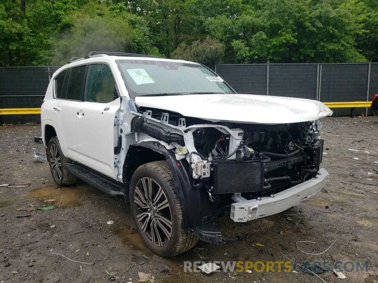 1 fotografías del automóvil dañado JTJGB7CXXN4003236 LEXUS LX 600 BAS 2022