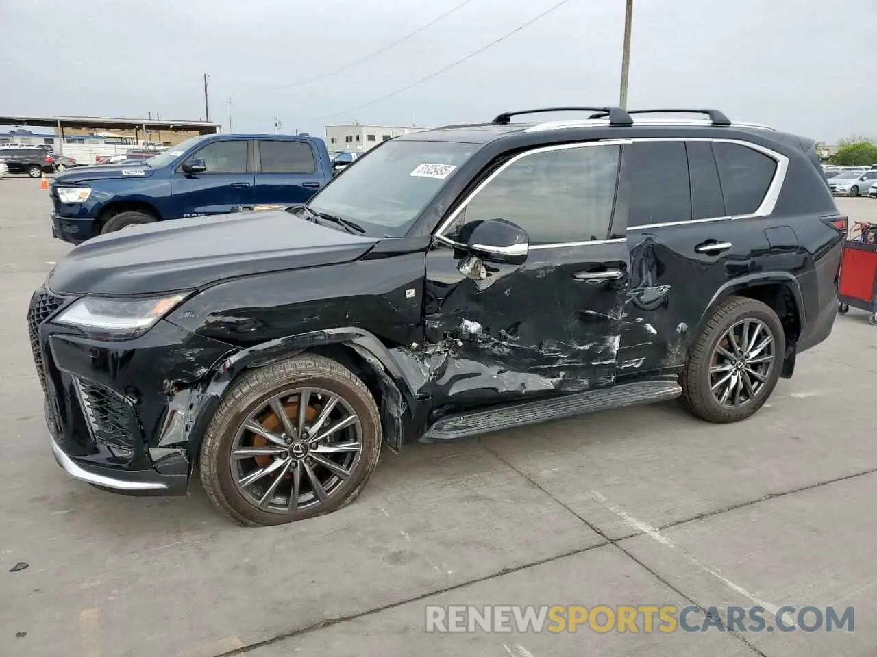 1 fotografías del automóvil dañado JTJMB7CX1N4002866 LEXUS LX 600 BAS 2022