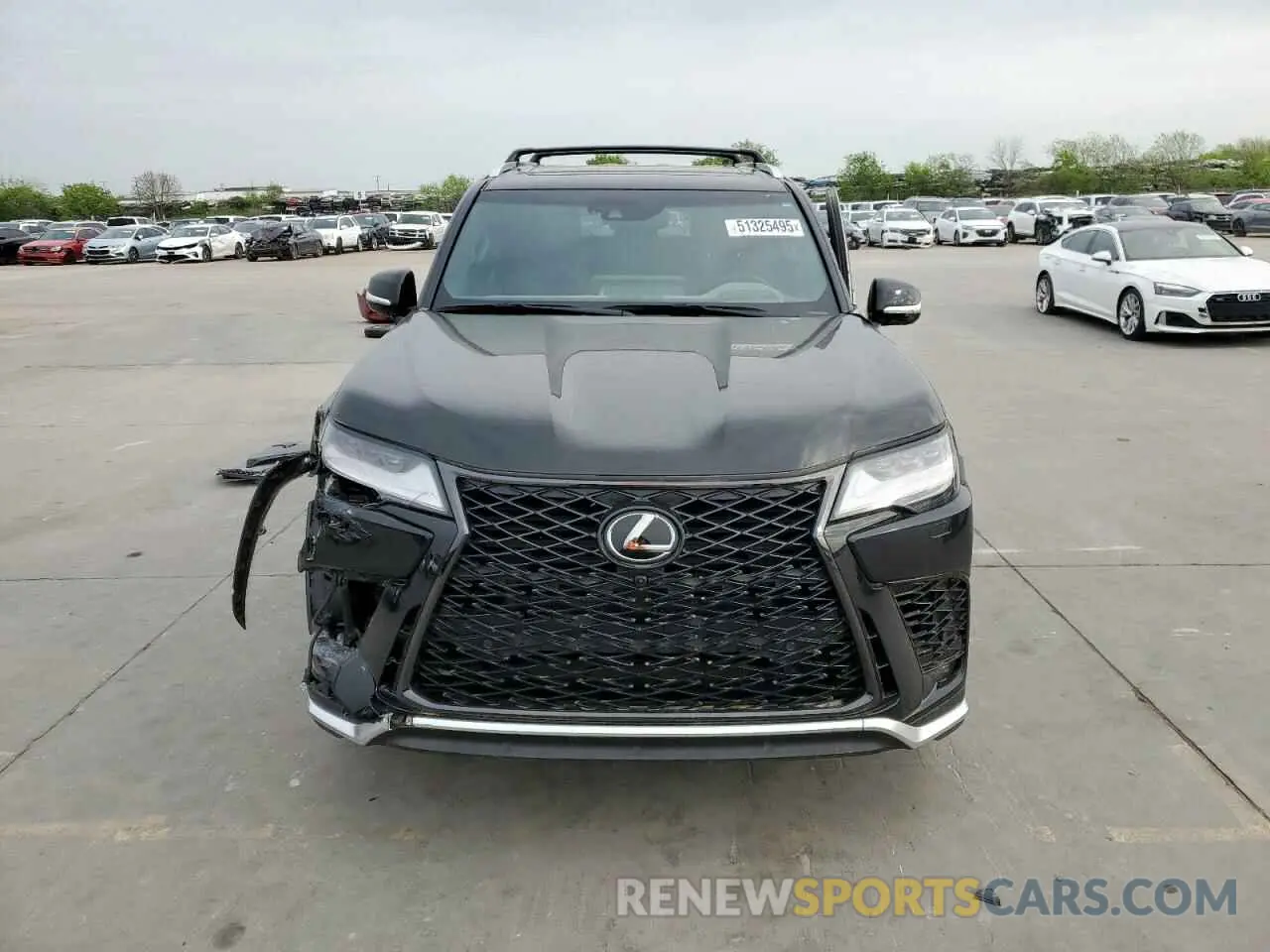 5 fotografías del automóvil dañado JTJMB7CX1N4002866 LEXUS LX 600 BAS 2022