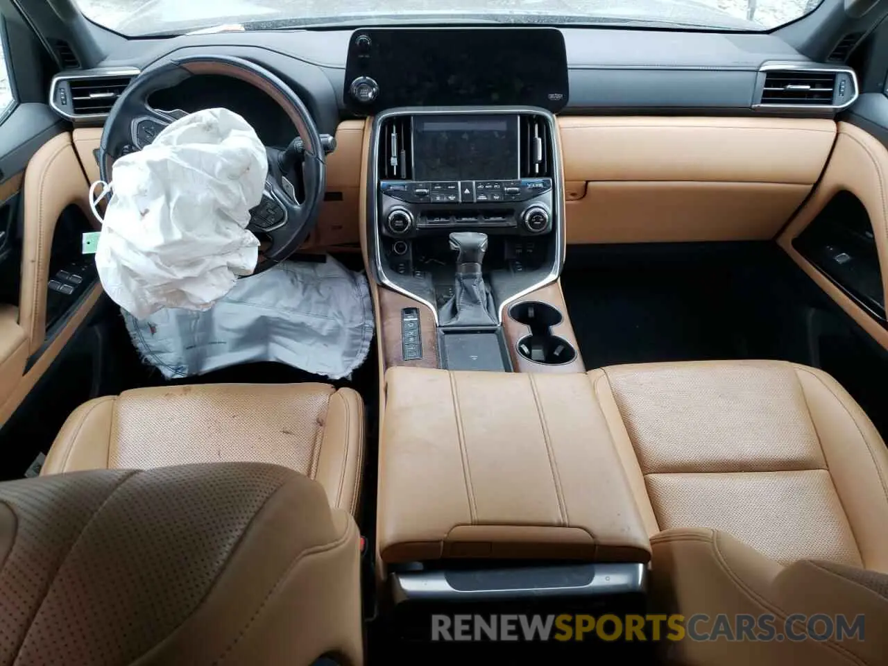 8 fotografías del automóvil dañado JTJGB7CX9P4029247 LEXUS LX 600 BAS 2023