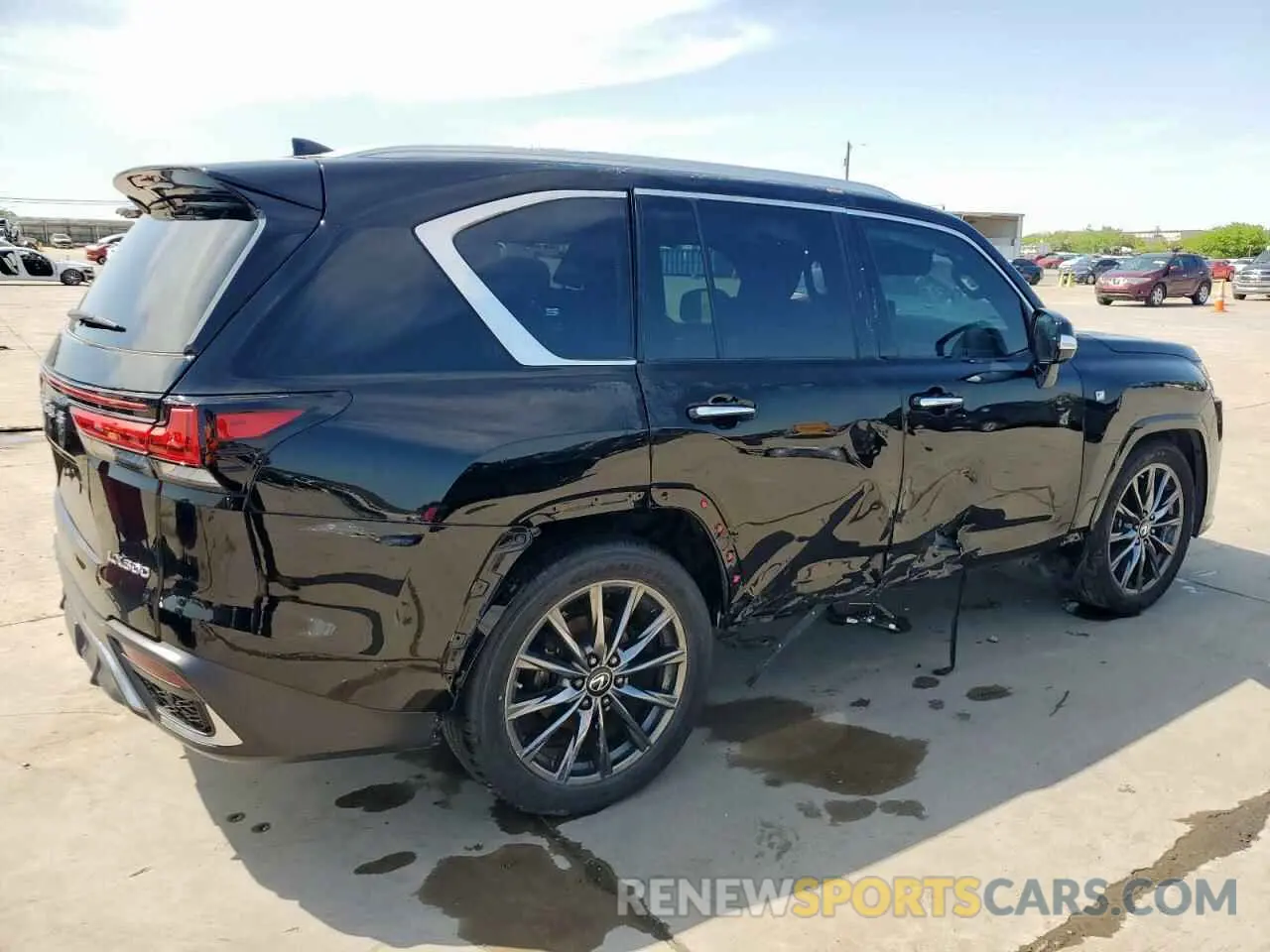 3 fotografías del automóvil dañado JTJMB7CX0P4038924 LEXUS LX 600 BAS 2023