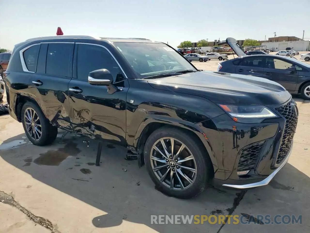 4 fotografías del automóvil dañado JTJMB7CX0P4038924 LEXUS LX 600 BAS 2023