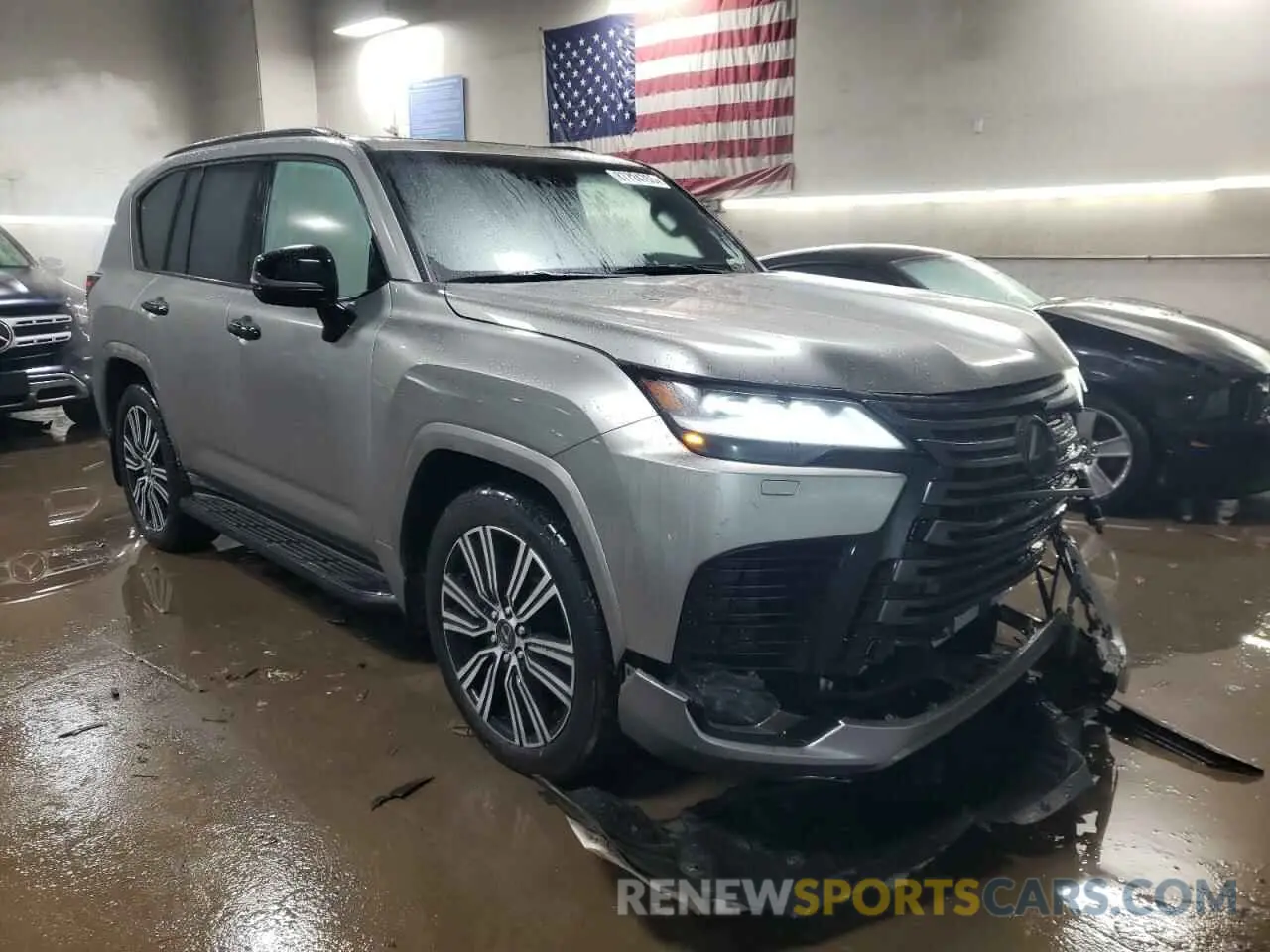 4 fotografías del automóvil dañado JTJGB7CX1R4064240 LEXUS LX 600 BAS 2024