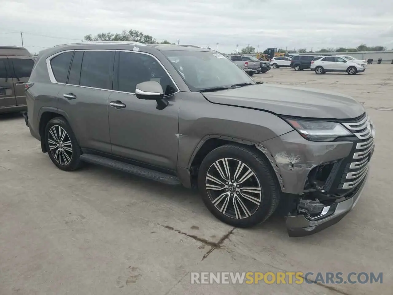 4 fotografías del automóvil dañado JTJGB7CX2R4052260 LEXUS LX 600 BAS 2024