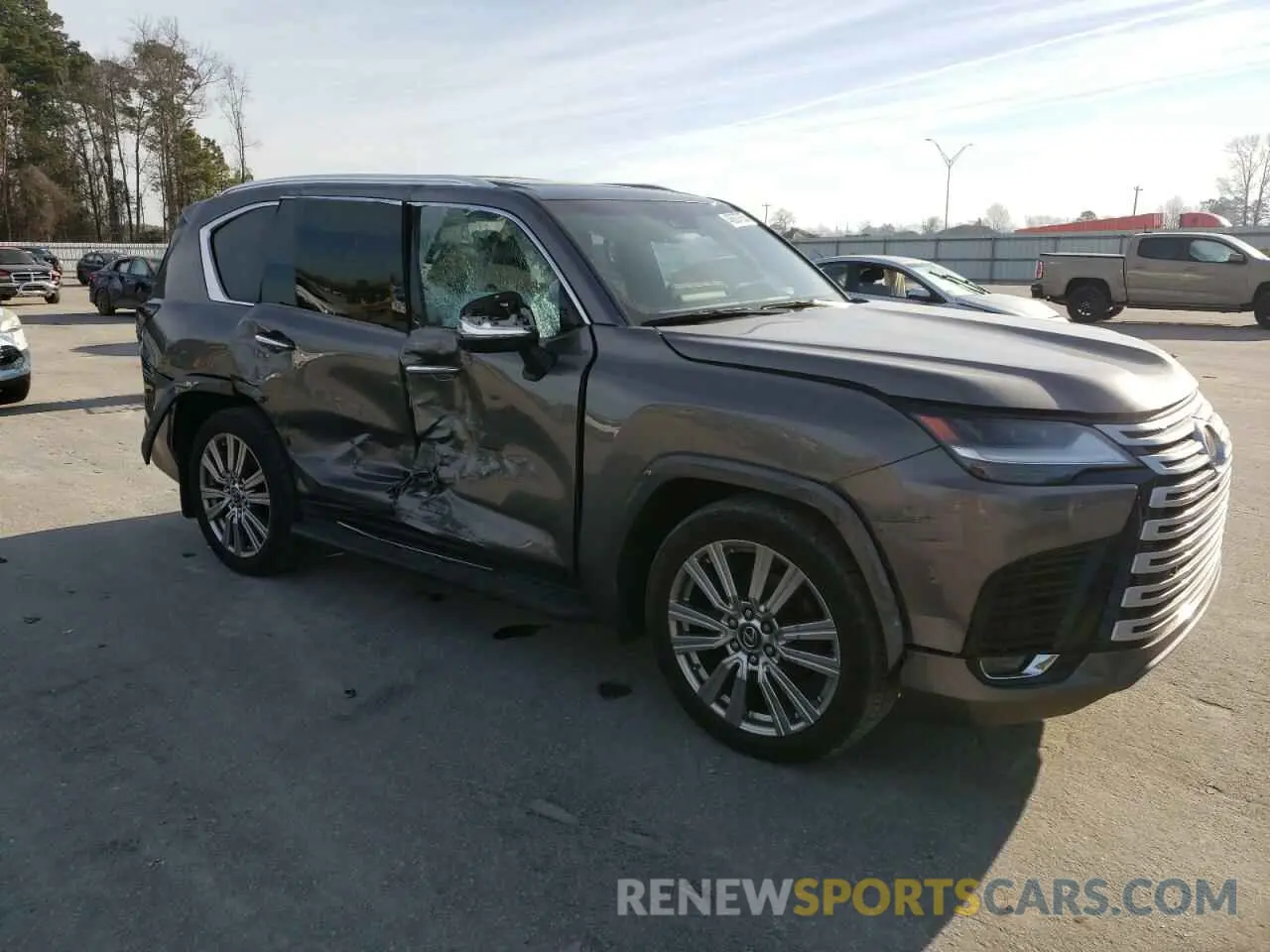 4 fotografías del automóvil dañado JTJLBACX2P4030493 LEXUS LX 600 ULT 2023