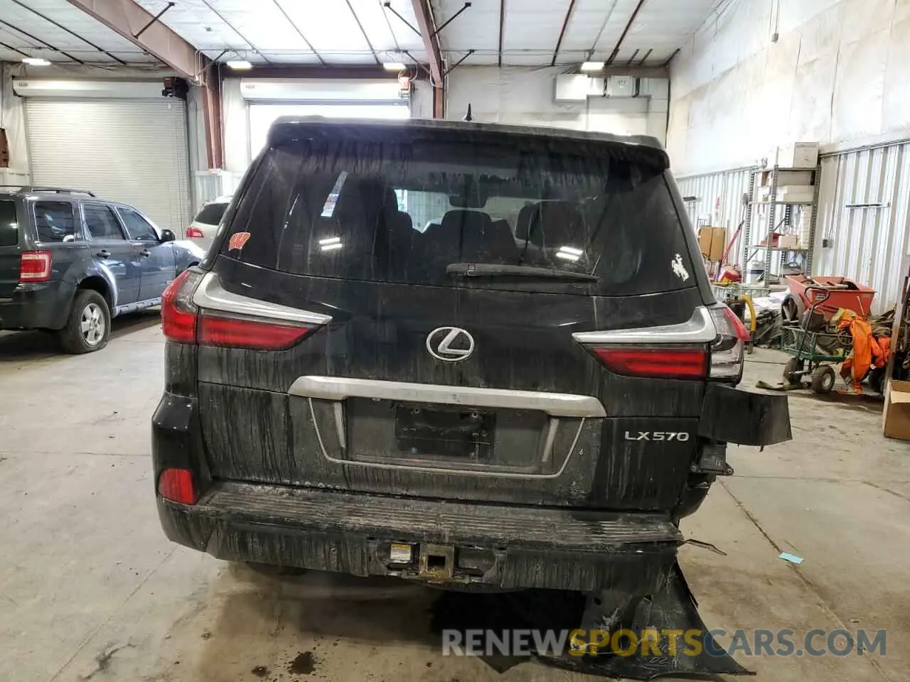 6 fotografías del automóvil dañado JTJHY7AX3K4290825 LEXUS LX570 2019