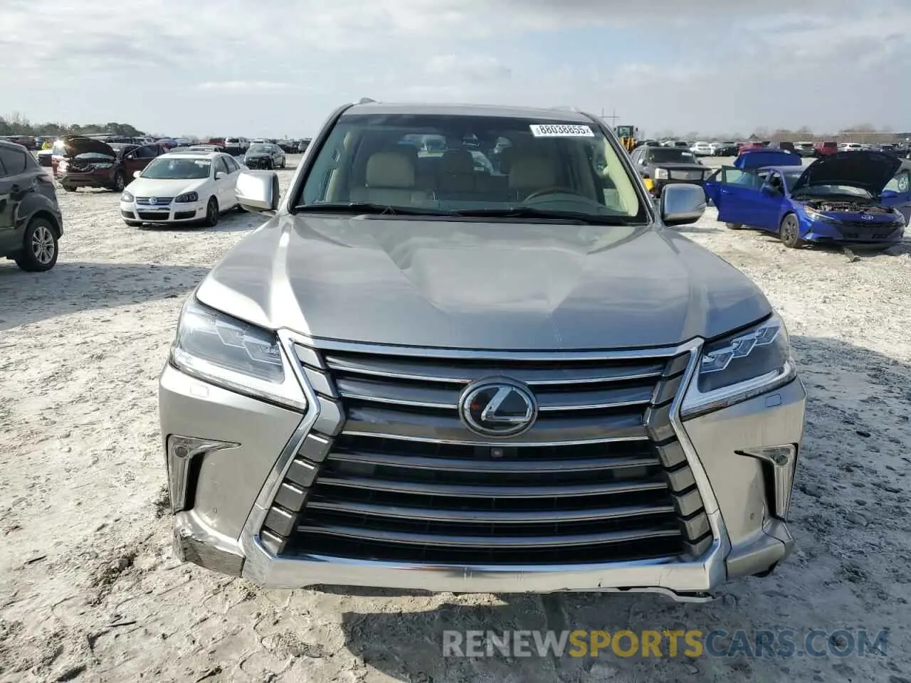 5 fotografías del automóvil dañado JTJHY7AX5K4286470 LEXUS LX570 2019