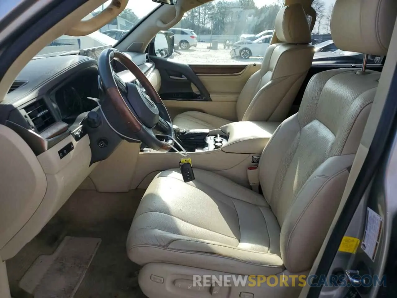 7 fotografías del automóvil dañado JTJHY7AX5K4286470 LEXUS LX570 2019