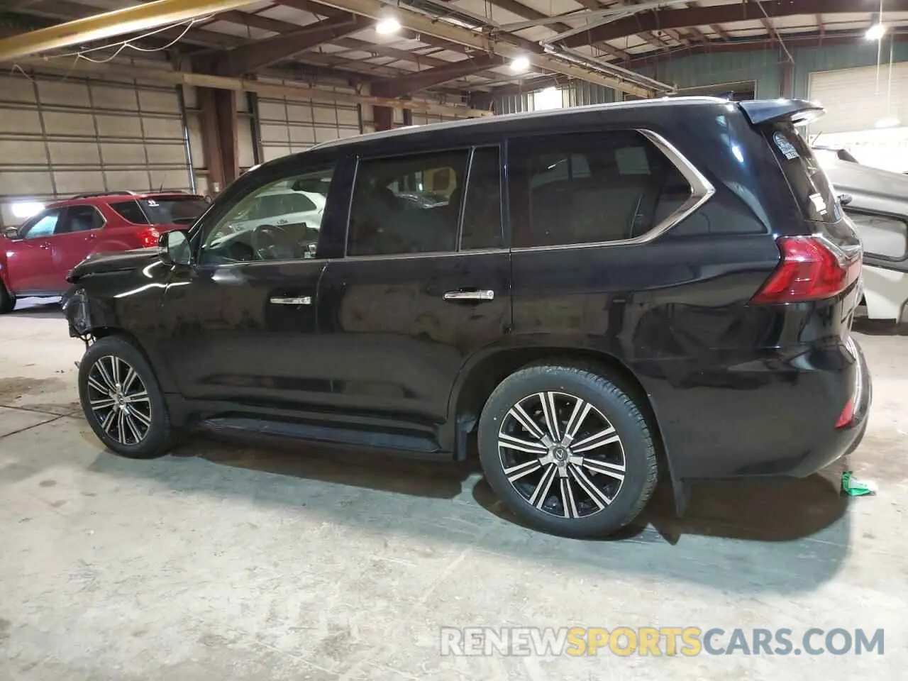 2 fotografías del automóvil dañado JTJHY7AX6K4289734 LEXUS LX570 2019