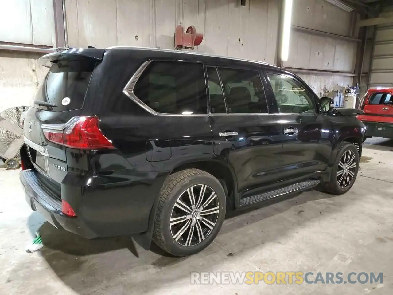 3 fotografías del automóvil dañado JTJHY7AX6K4289734 LEXUS LX570 2019