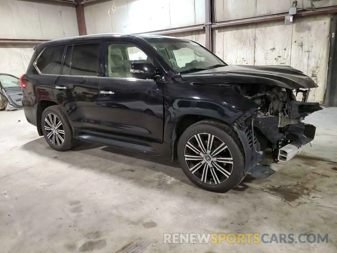 4 fotografías del automóvil dañado JTJHY7AX6K4289734 LEXUS LX570 2019