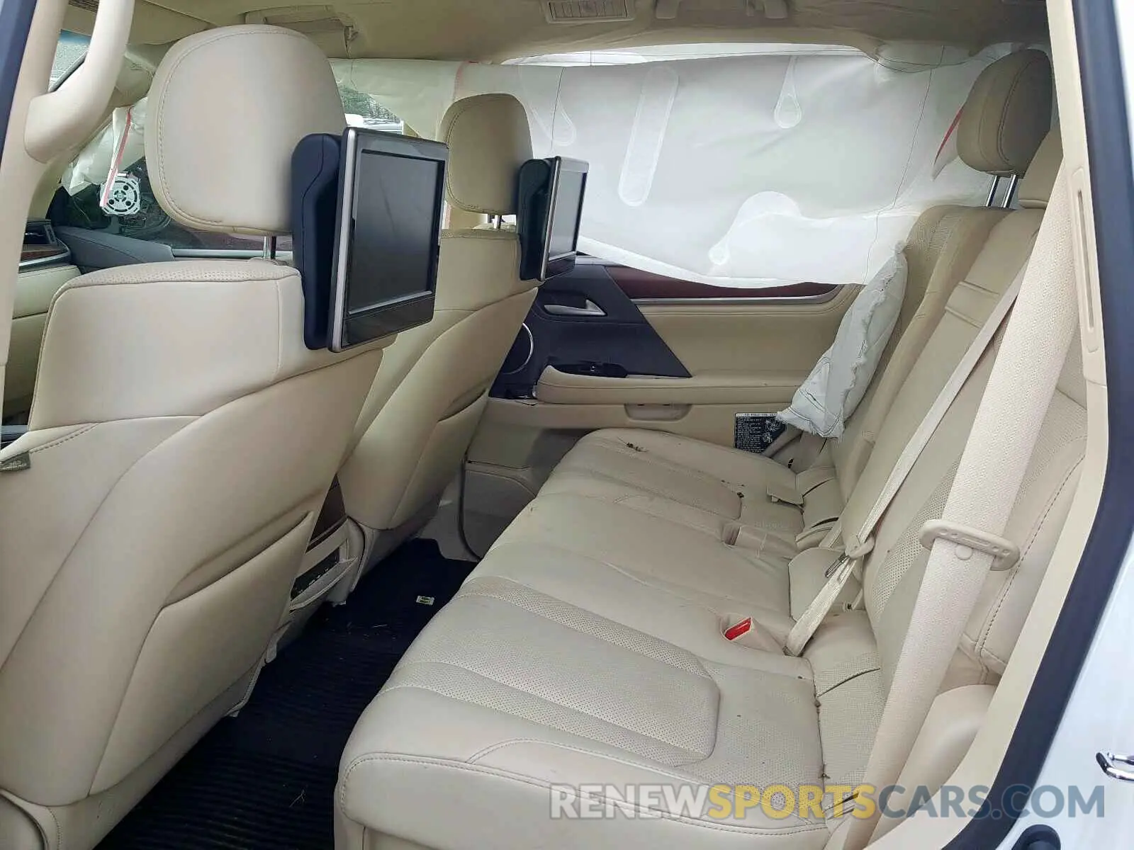 6 fotografías del automóvil dañado JTJHY7AXXK4296640 LEXUS LX570 2019