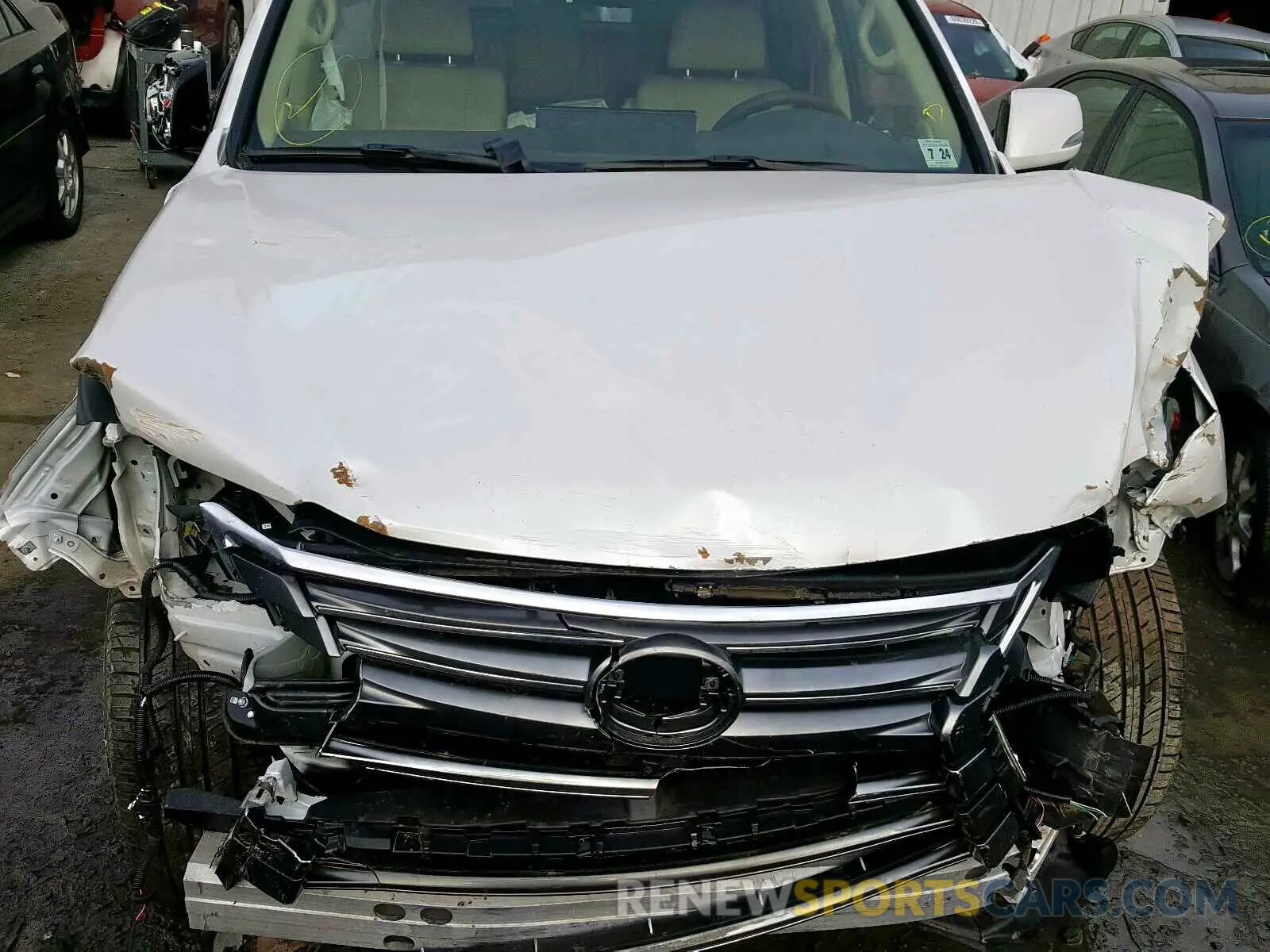 7 fotografías del automóvil dañado JTJHY7AXXK4296640 LEXUS LX570 2019