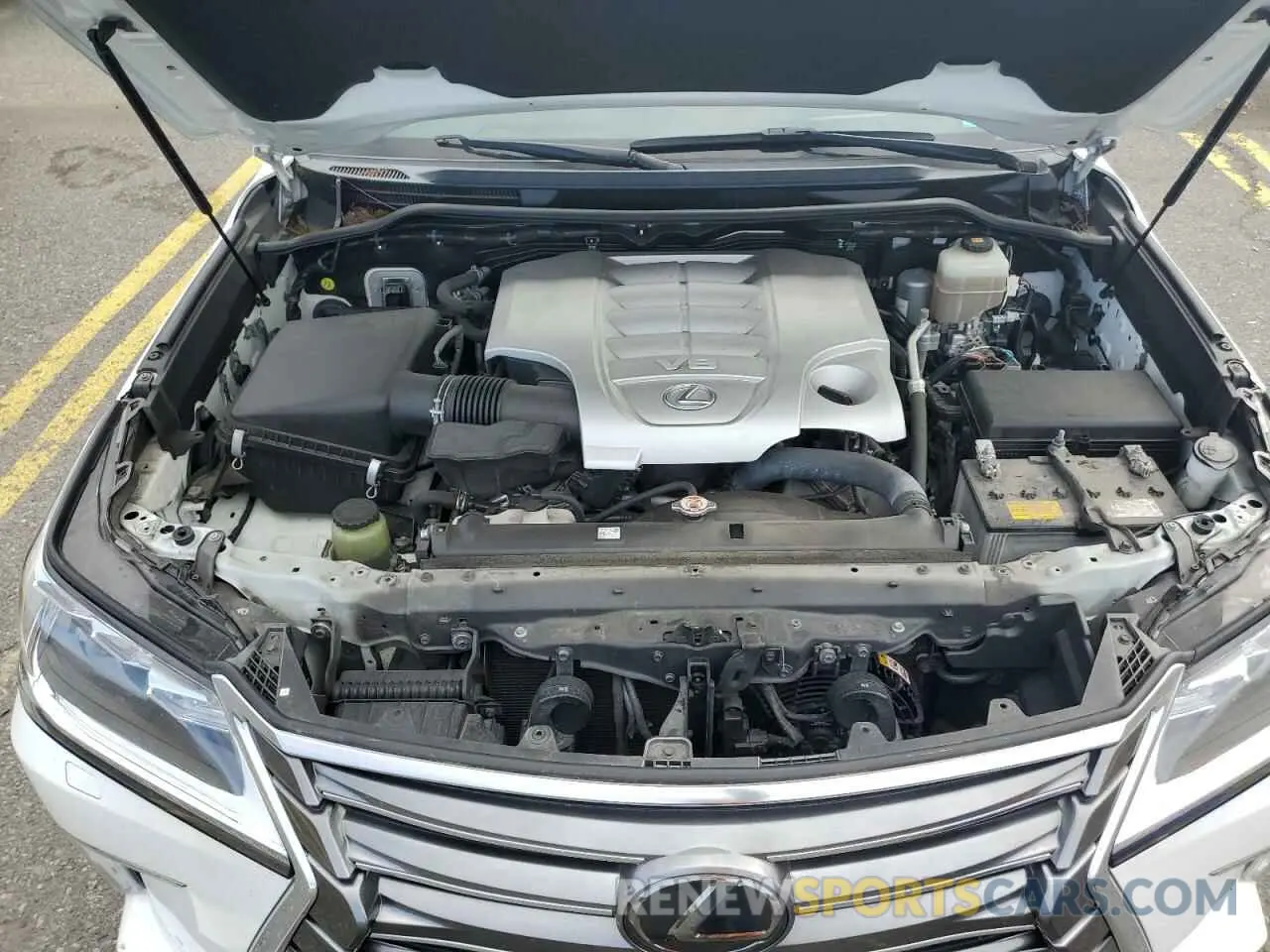 12 fotografías del automóvil dañado JTJHY7AXXK4297982 LEXUS LX570 2019