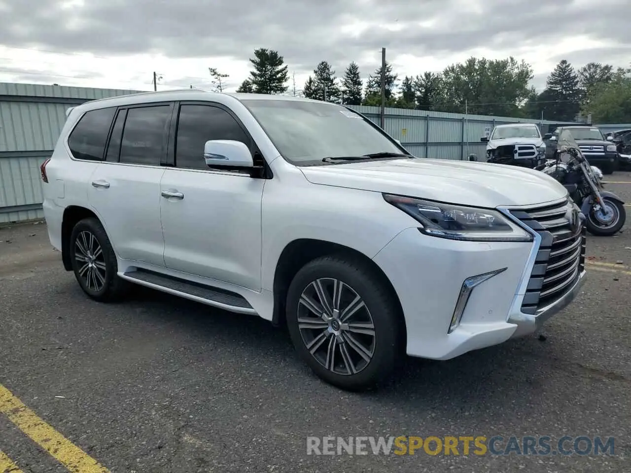 4 fotografías del automóvil dañado JTJHY7AXXK4297982 LEXUS LX570 2019
