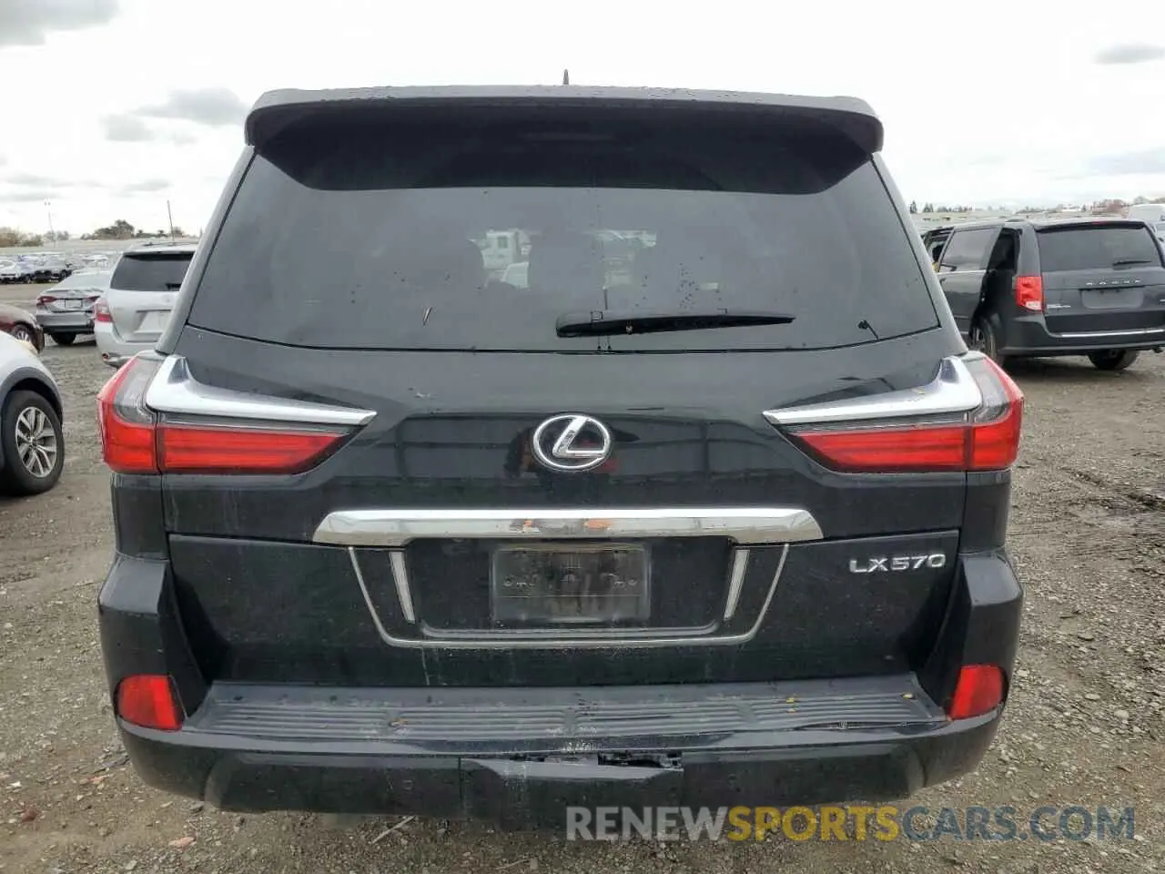 6 fotografías del automóvil dañado JTJDY7AX1L4313535 LEXUS LX570 2020