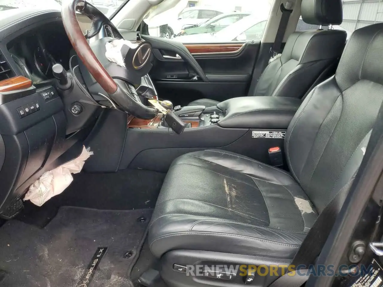 7 fotografías del automóvil dañado JTJDY7AX1L4313535 LEXUS LX570 2020