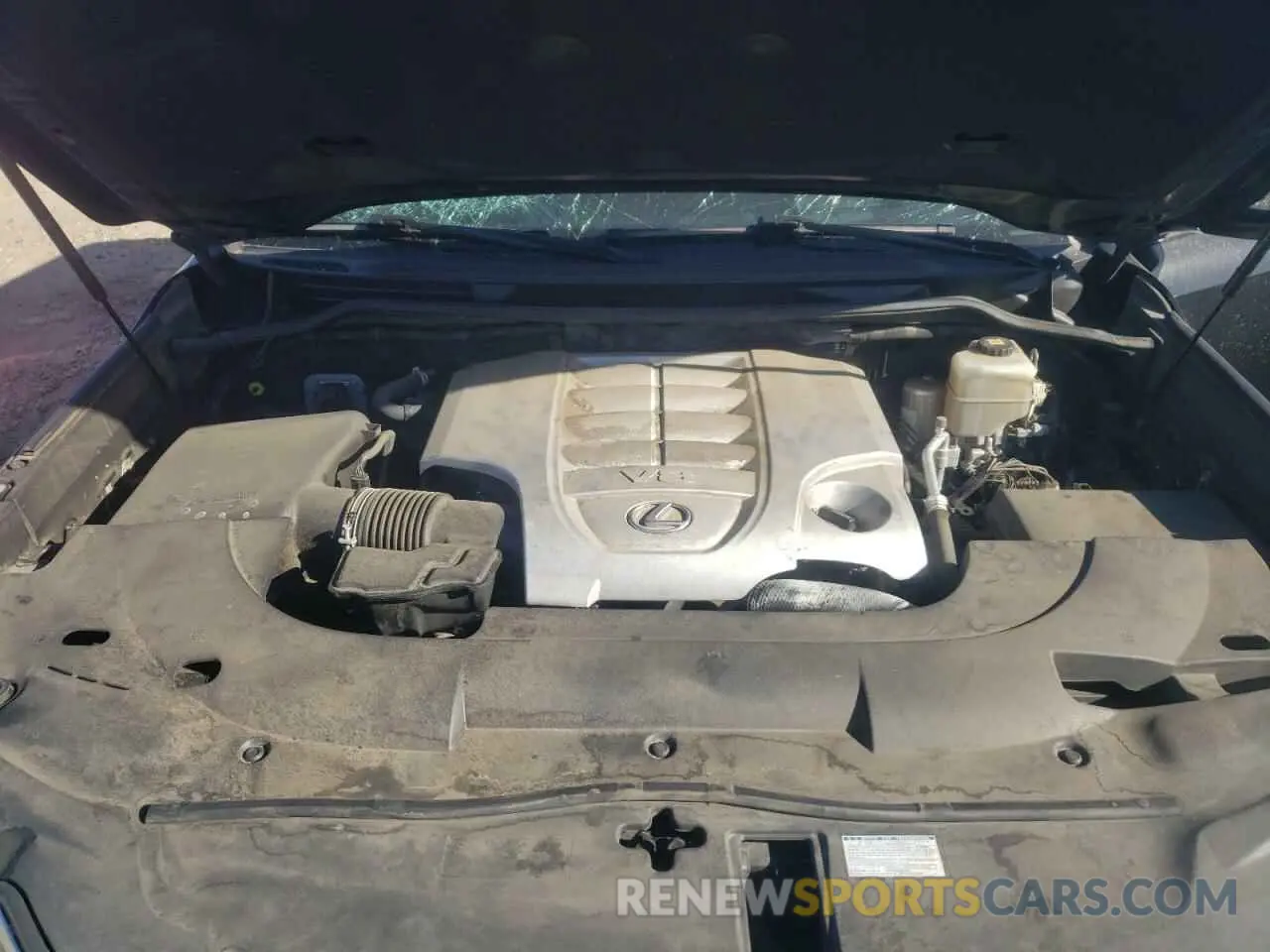 12 fotografías del automóvil dañado JTJDY7AX9L4332897 LEXUS LX570 2020
