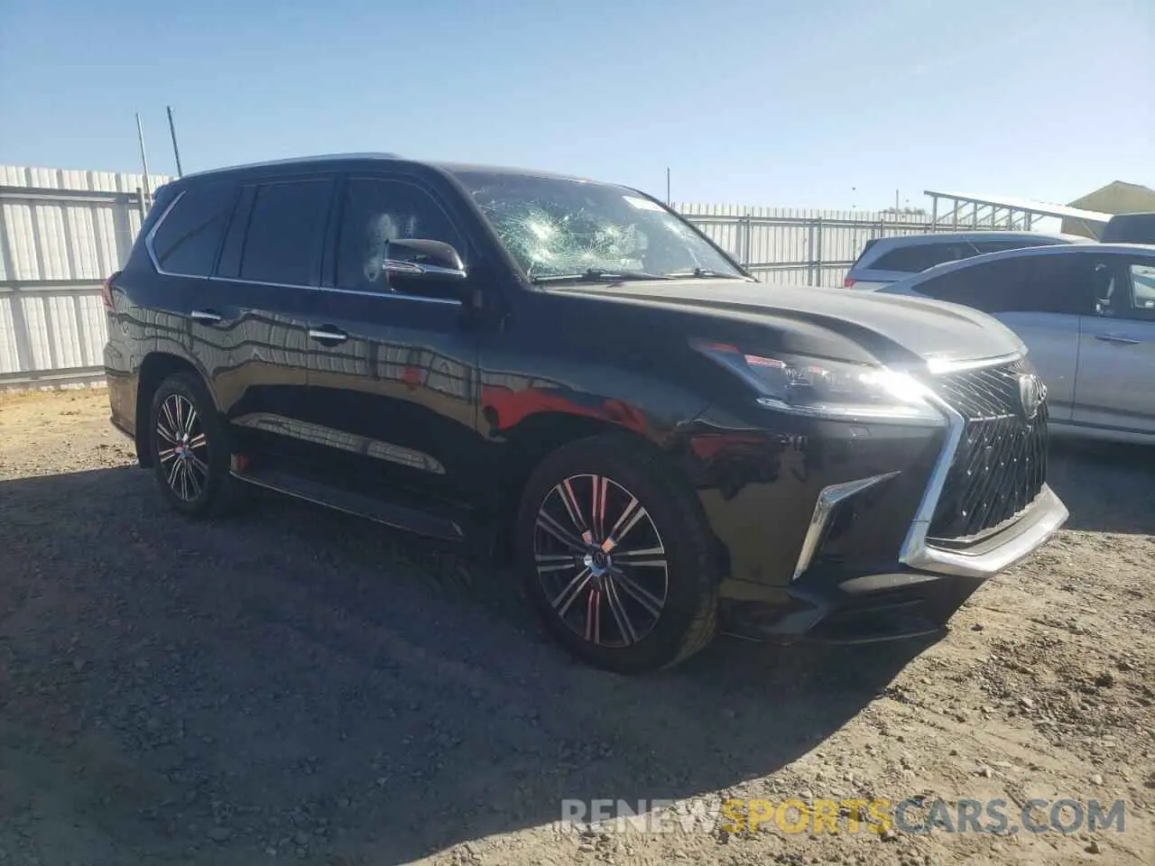 4 fotografías del automóvil dañado JTJDY7AX9L4332897 LEXUS LX570 2020
