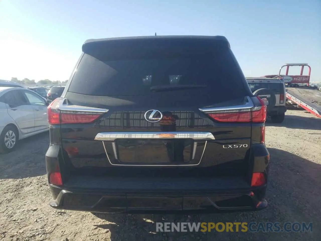 6 fotografías del automóvil dañado JTJDY7AX9L4332897 LEXUS LX570 2020