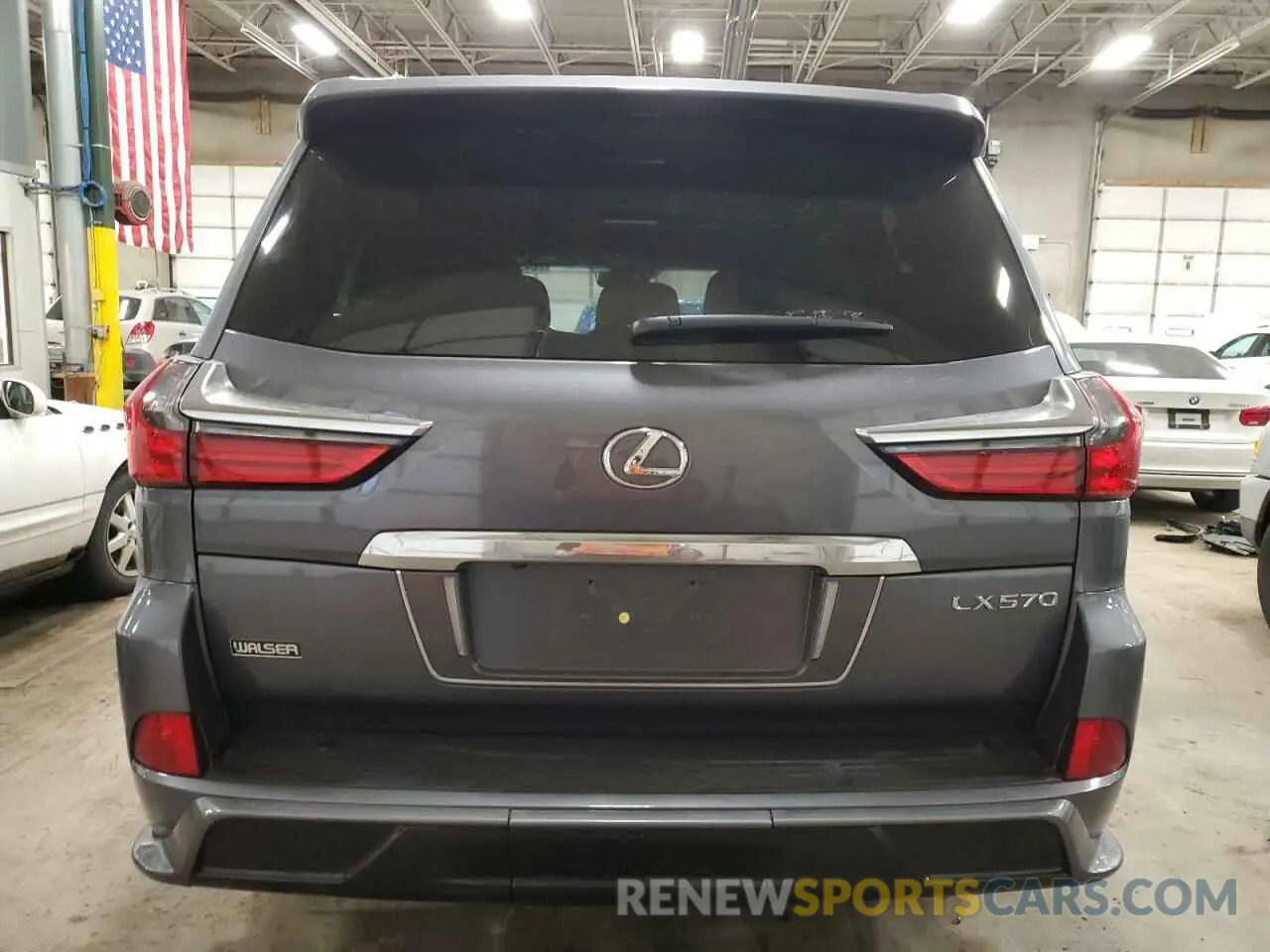 6 fotografías del automóvil dañado JTJDY7AXXL4328373 LEXUS LX570 2020