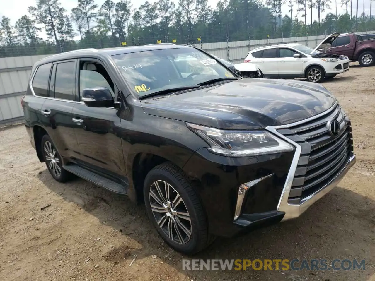 1 fotografías del automóvil dañado JTJDY7AX9M4334439 LEXUS LX570 2021