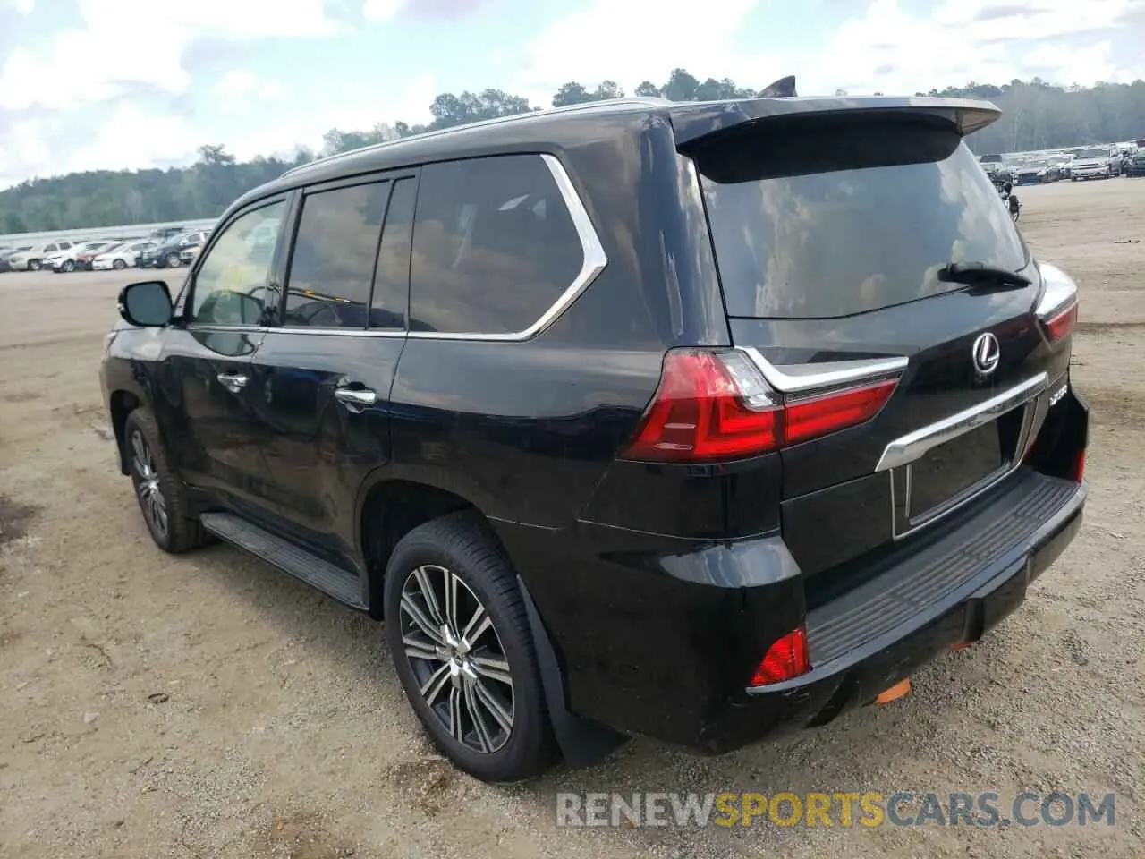 3 fotografías del automóvil dañado JTJDY7AX9M4334439 LEXUS LX570 2021