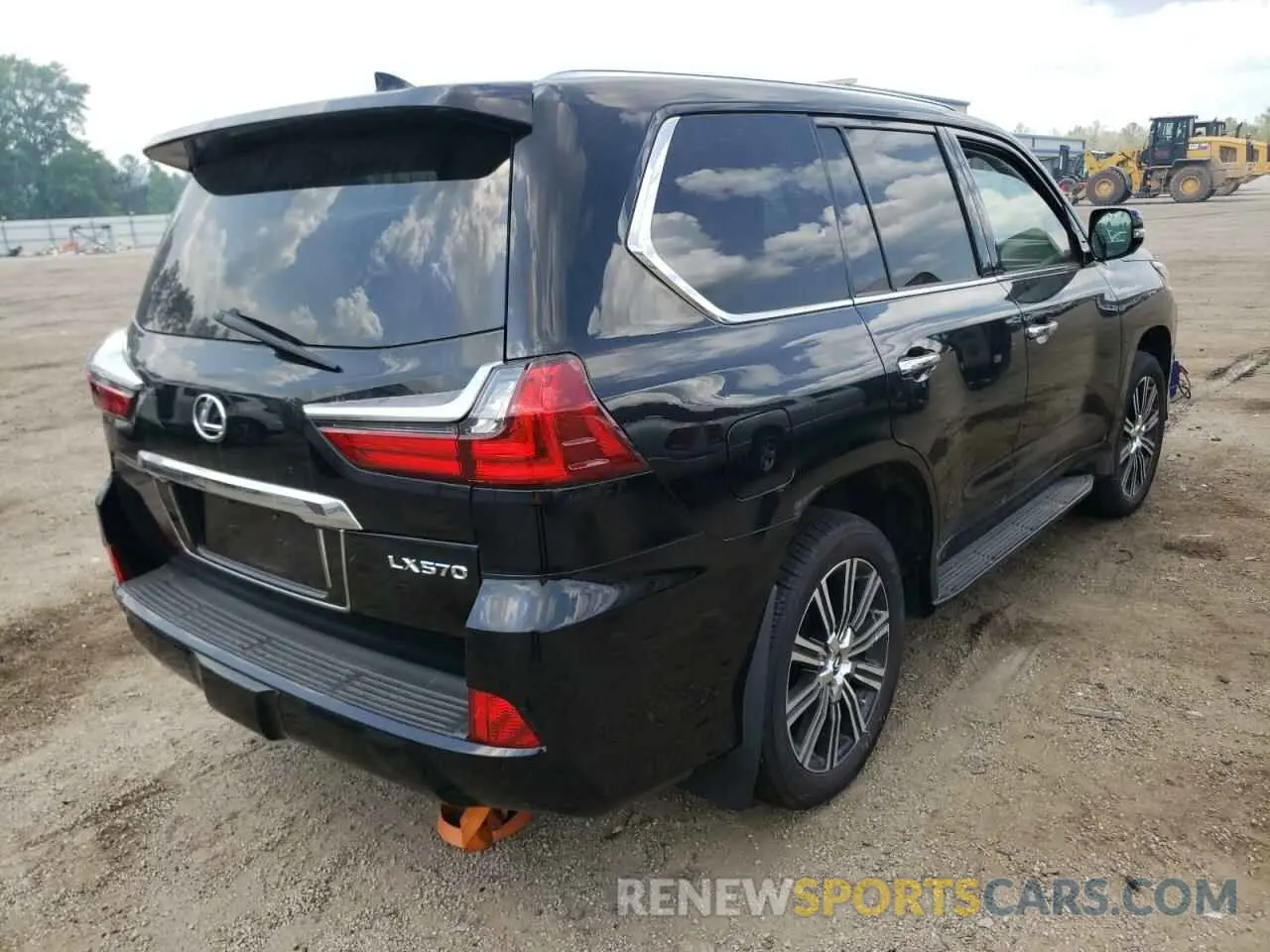 4 fotografías del automóvil dañado JTJDY7AX9M4334439 LEXUS LX570 2021