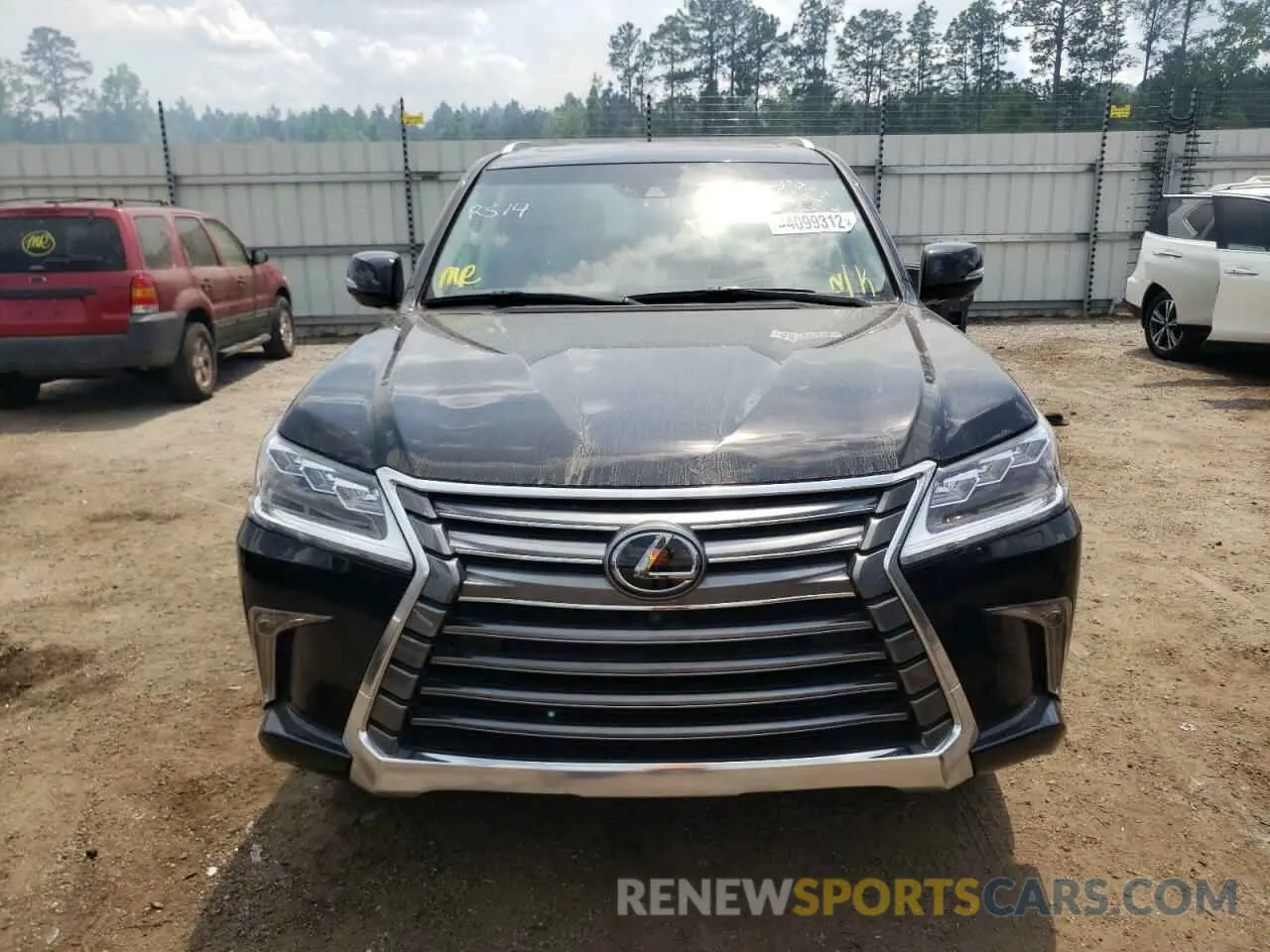 9 fotografías del automóvil dañado JTJDY7AX9M4334439 LEXUS LX570 2021