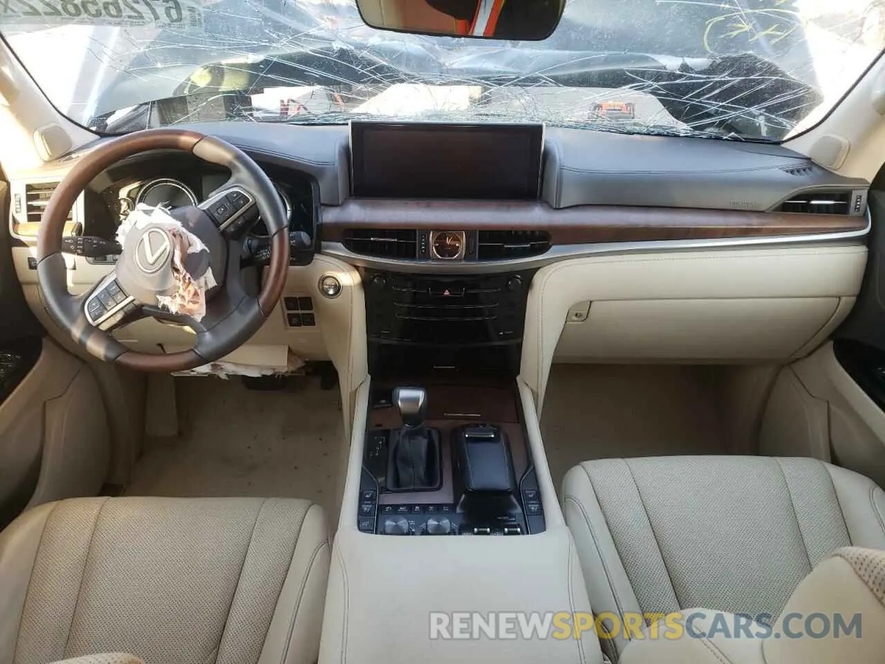 8 fotografías del automóvil dañado JTJFY7AX3M4353870 LEXUS LX570 2021