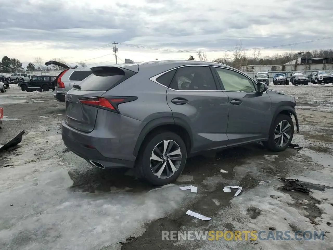 3 fotografías del automóvil dañado JTJBARBZ0K2195916 LEXUS NX 2019