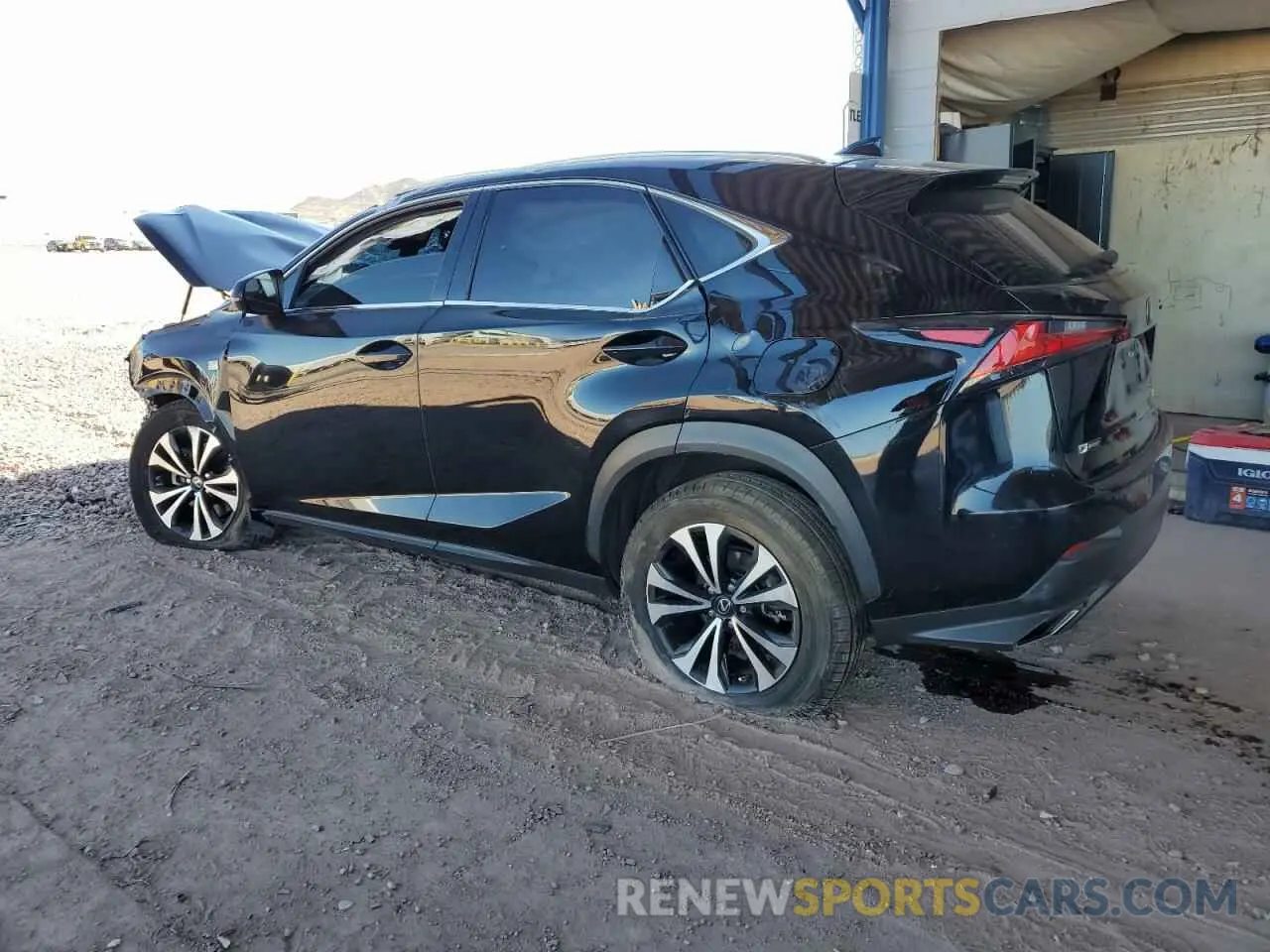 2 fotografías del automóvil dañado JTJBARBZ0K2201830 LEXUS NX 2019