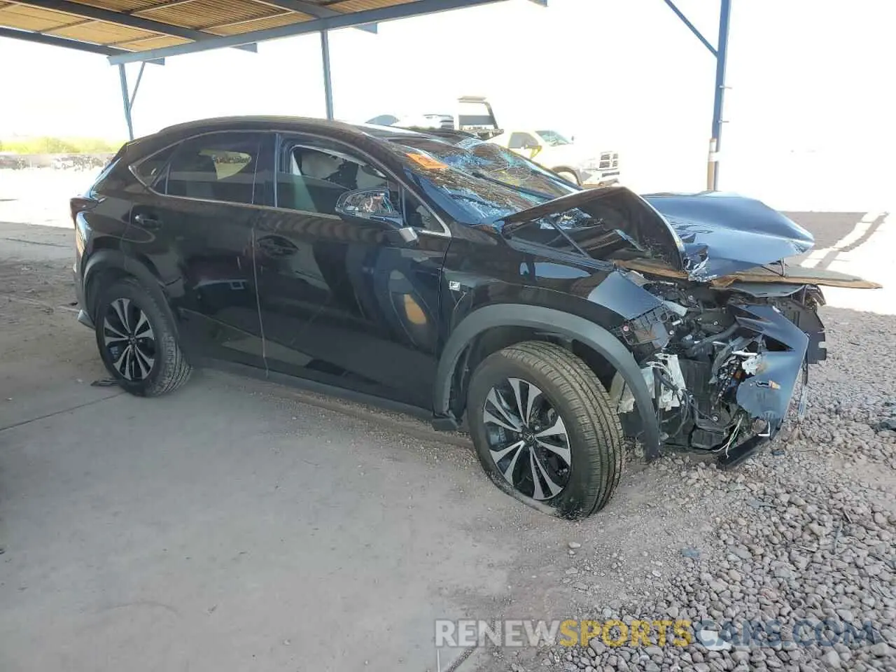 4 fotografías del automóvil dañado JTJBARBZ0K2201830 LEXUS NX 2019
