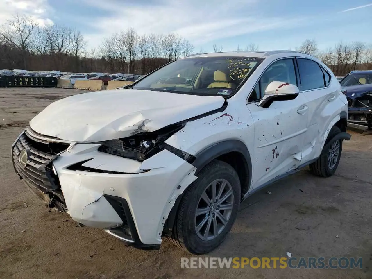 1 fotografías del automóvil dañado JTJBARBZ1K2179854 LEXUS NX 2019