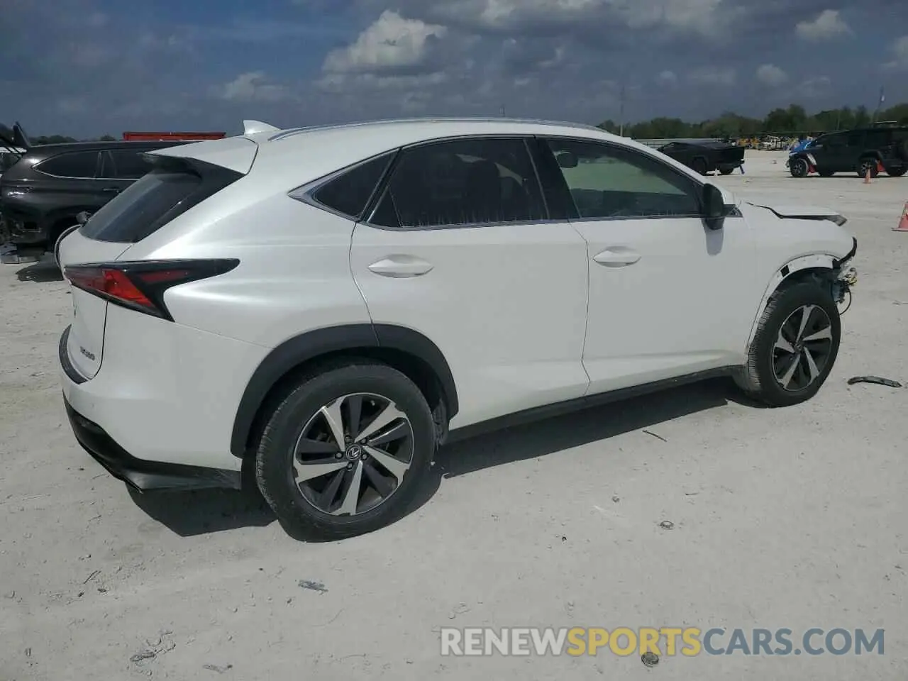3 fotografías del automóvil dañado JTJBARBZ1K2181135 LEXUS NX 2019