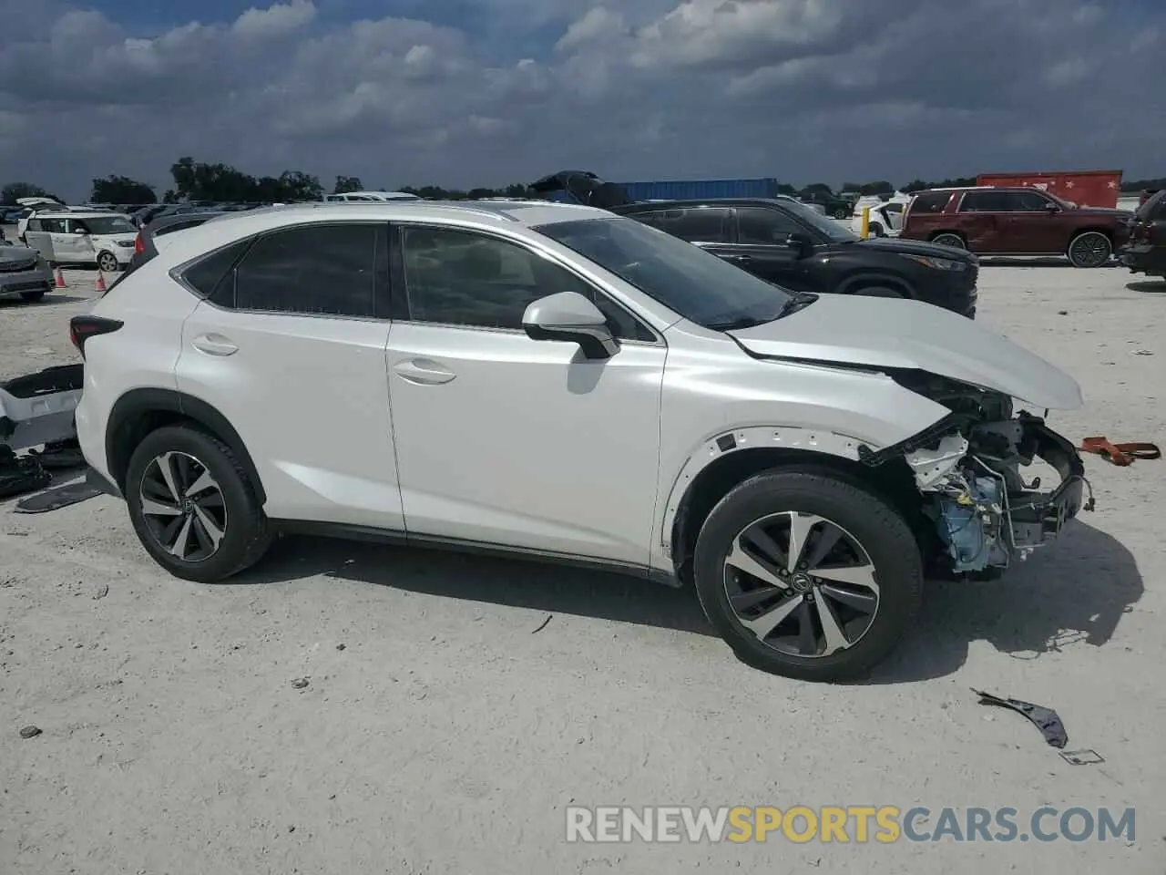 4 fotografías del automóvil dañado JTJBARBZ1K2181135 LEXUS NX 2019