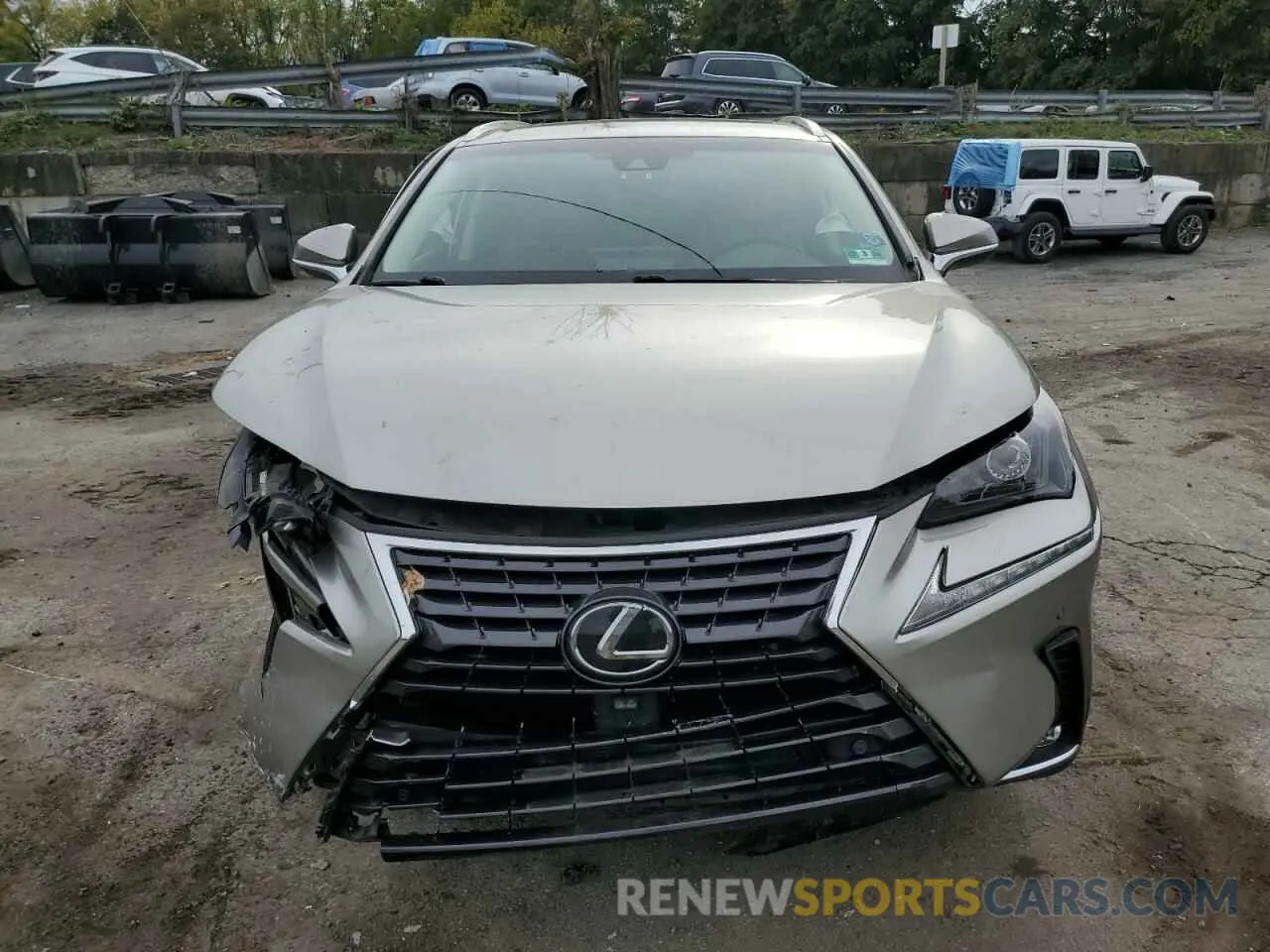 5 fotografías del automóvil dañado JTJBARBZ1K2181751 LEXUS NX 2019