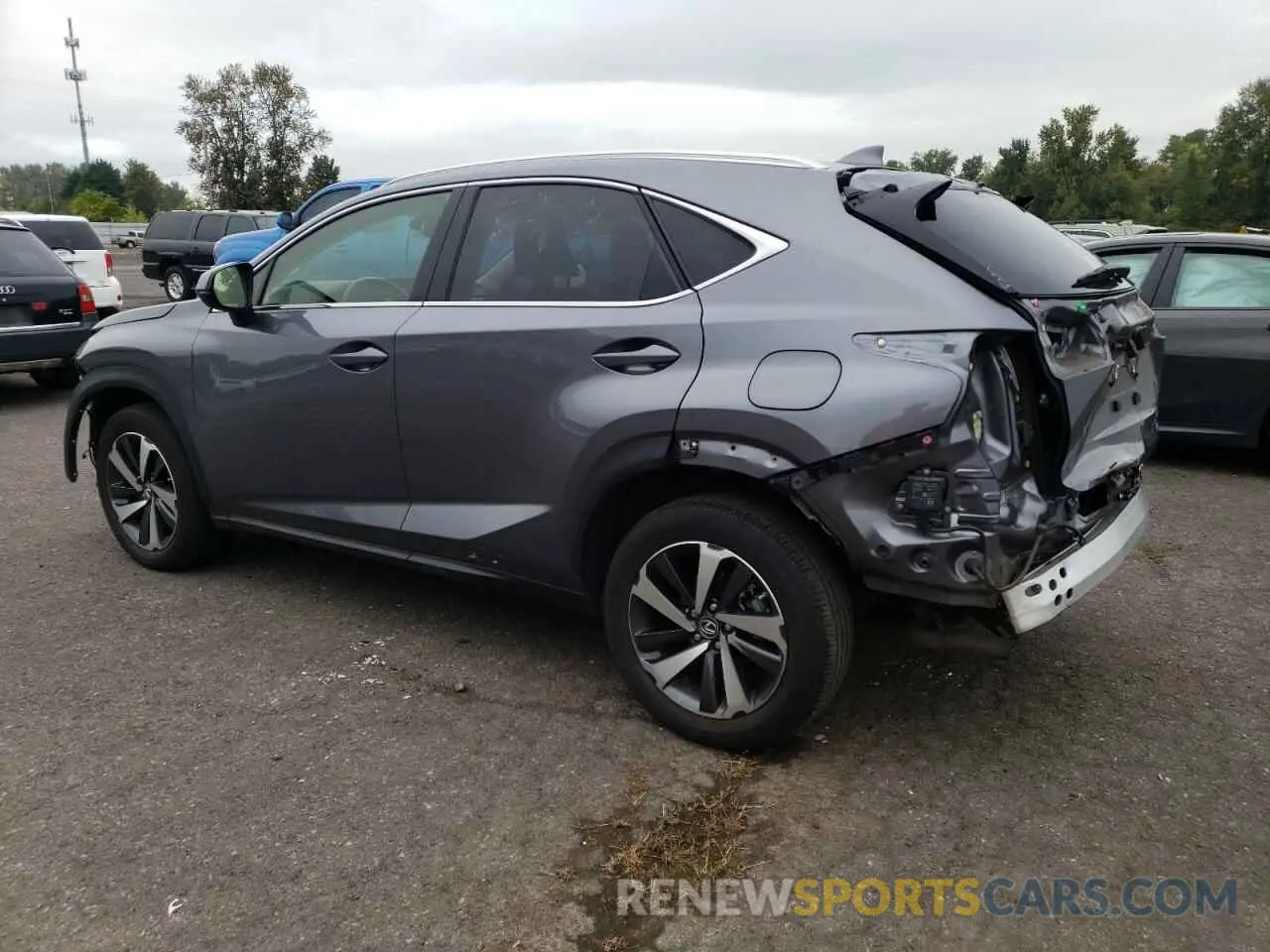 2 fotografías del automóvil dañado JTJBARBZ1K2183208 LEXUS NX 2019
