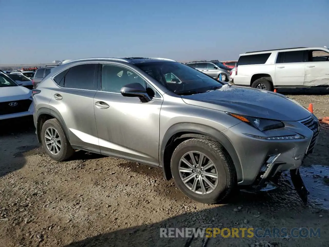 4 fotografías del automóvil dañado JTJBARBZ1K2192099 LEXUS NX 2019