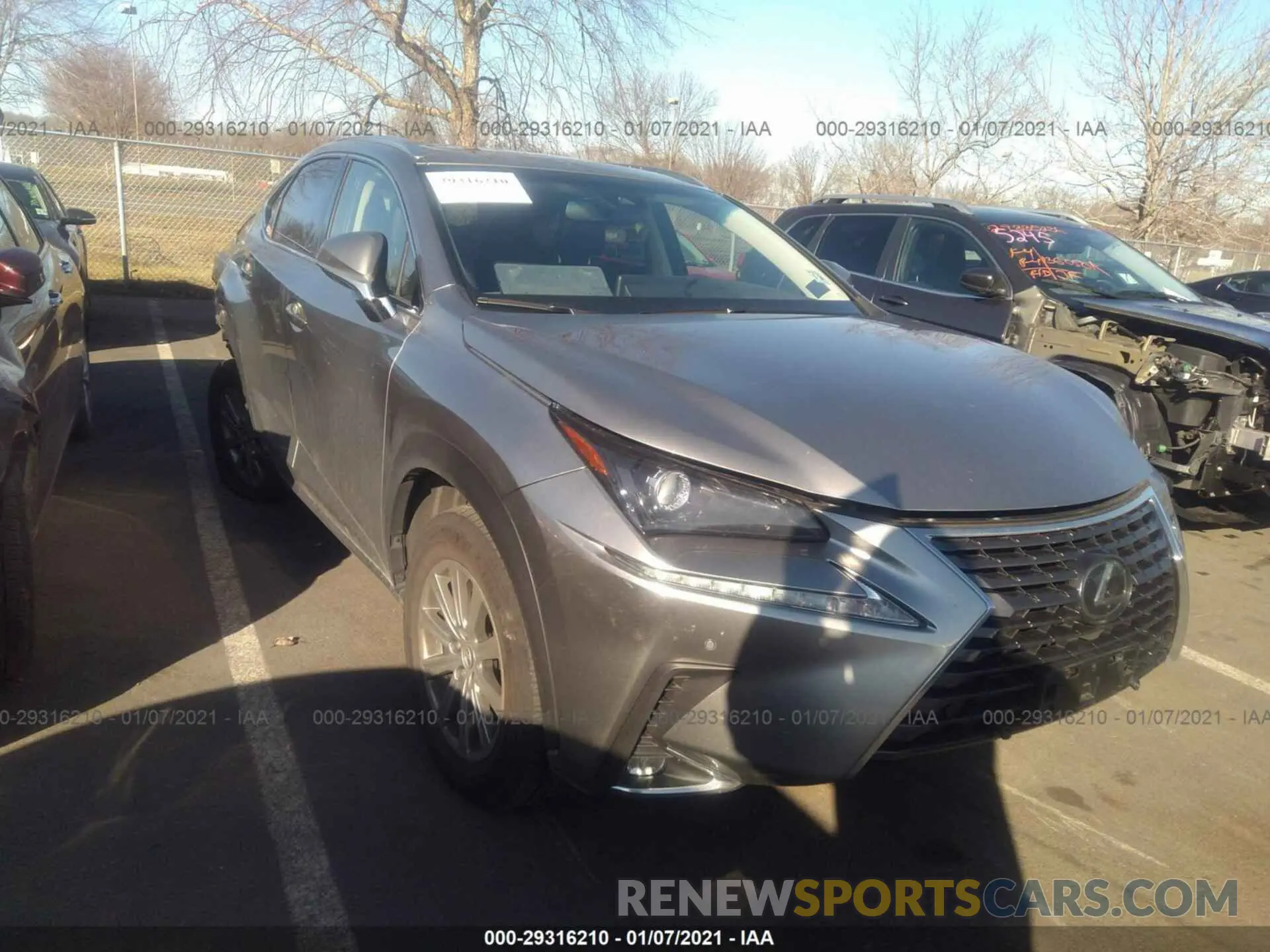 1 fotografías del automóvil dañado JTJBARBZ1K2203084 LEXUS NX 2019