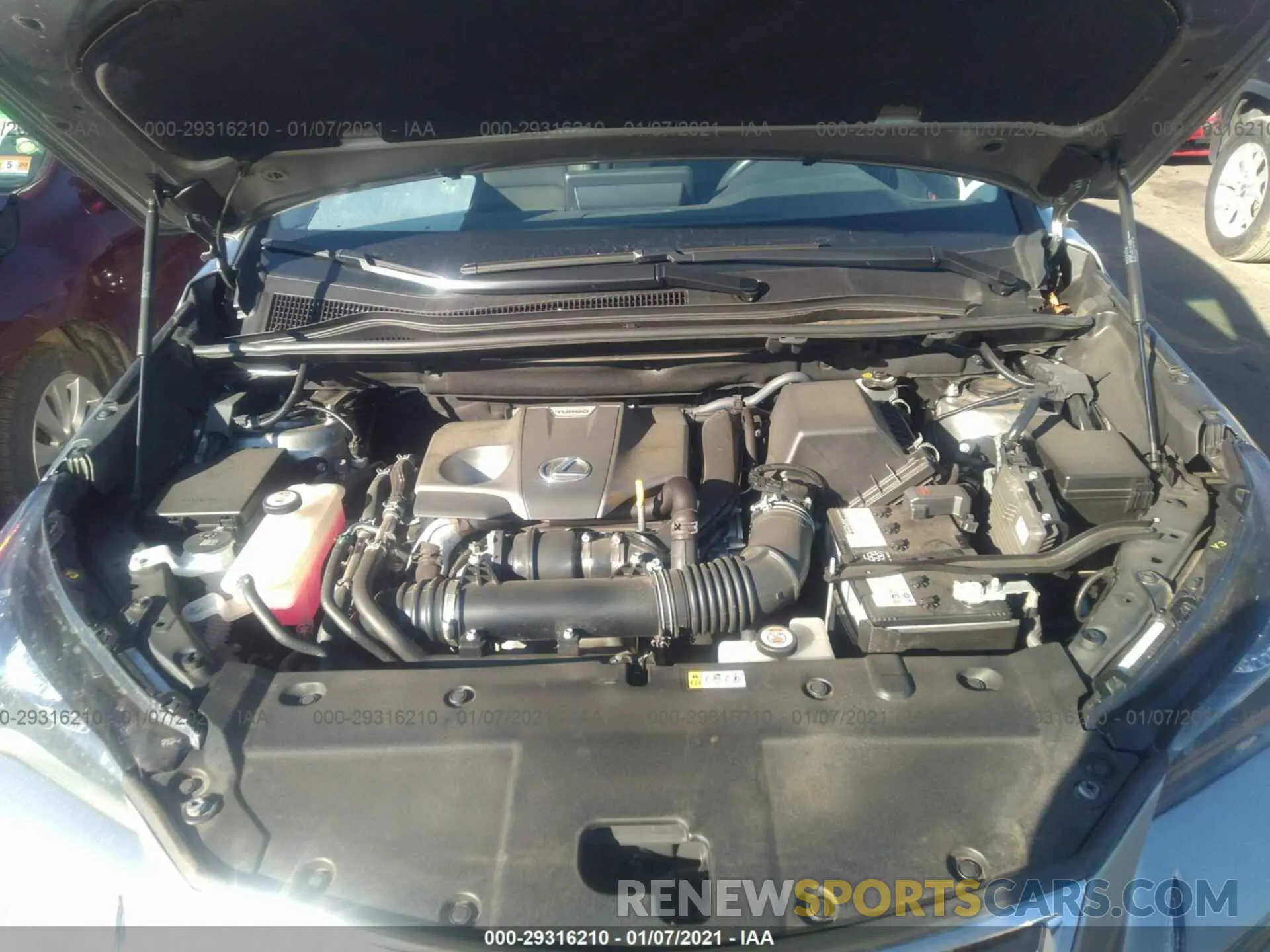 10 fotografías del automóvil dañado JTJBARBZ1K2203084 LEXUS NX 2019