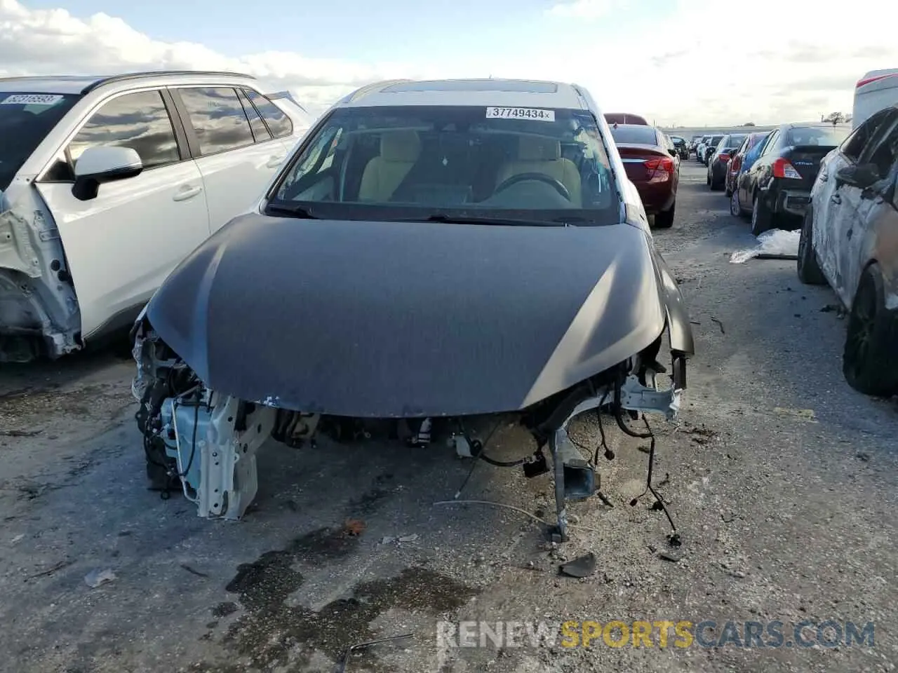 5 fotografías del automóvil dañado JTJBARBZ1K2216904 LEXUS NX 2019