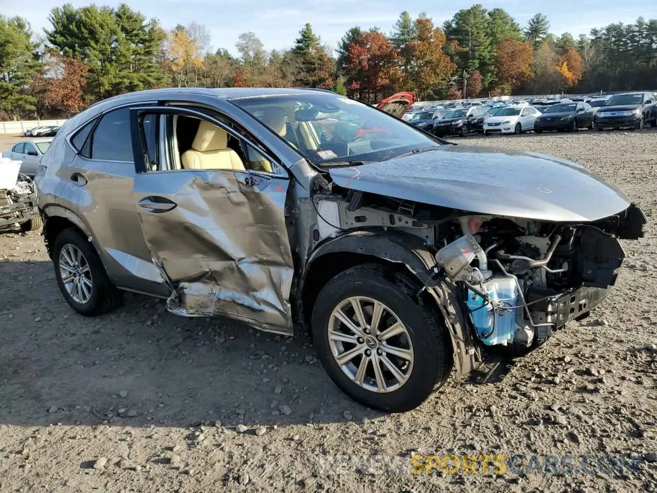 4 fotografías del automóvil dañado JTJBARBZ2K2186392 LEXUS NX 2019