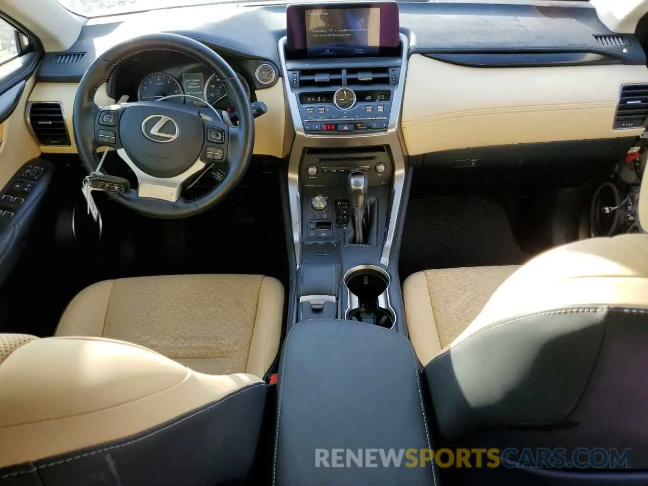 8 fotografías del automóvil dañado JTJBARBZ2K2186392 LEXUS NX 2019