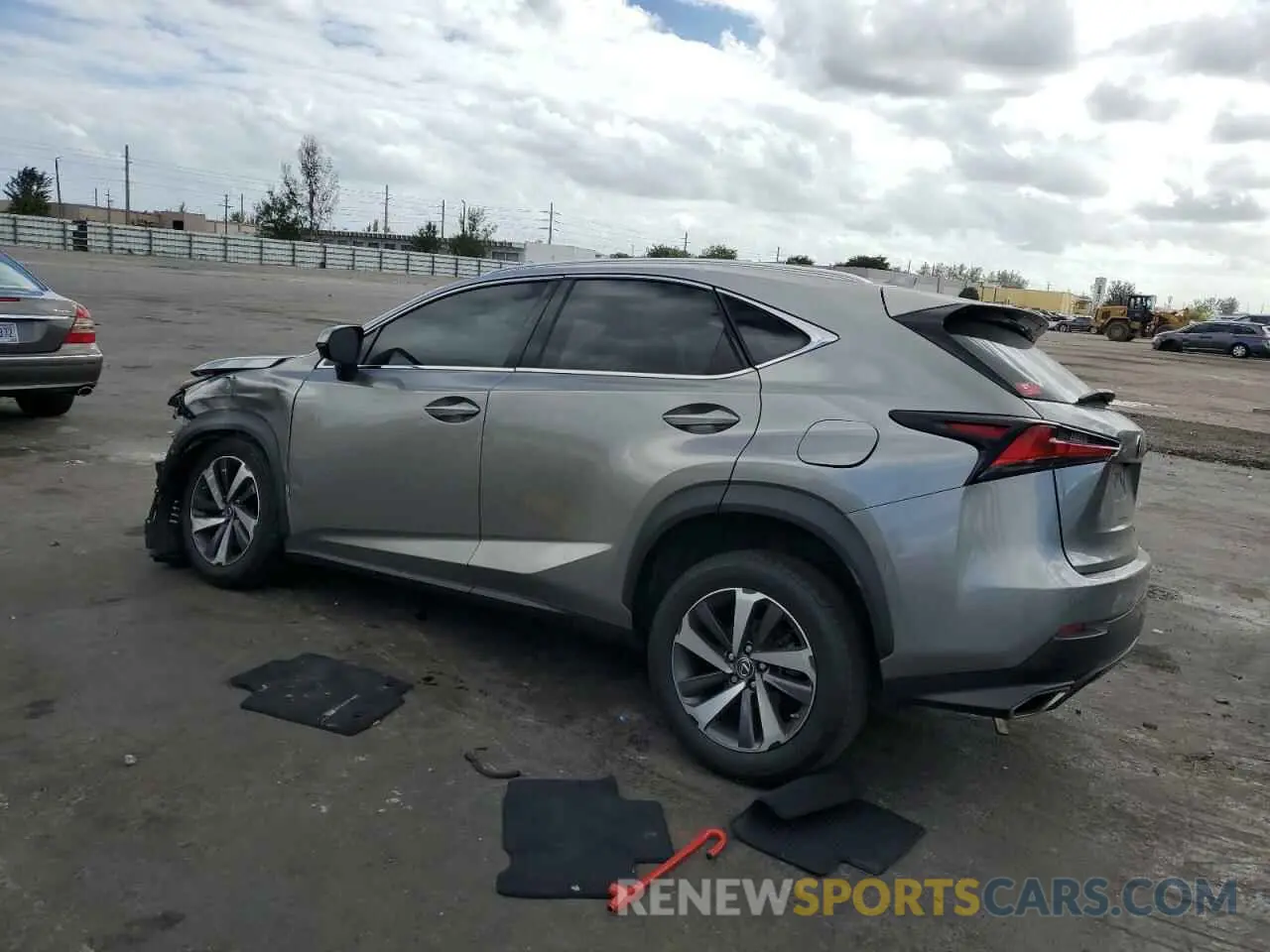 2 fotografías del automóvil dañado JTJBARBZ2K2206821 LEXUS NX 2019