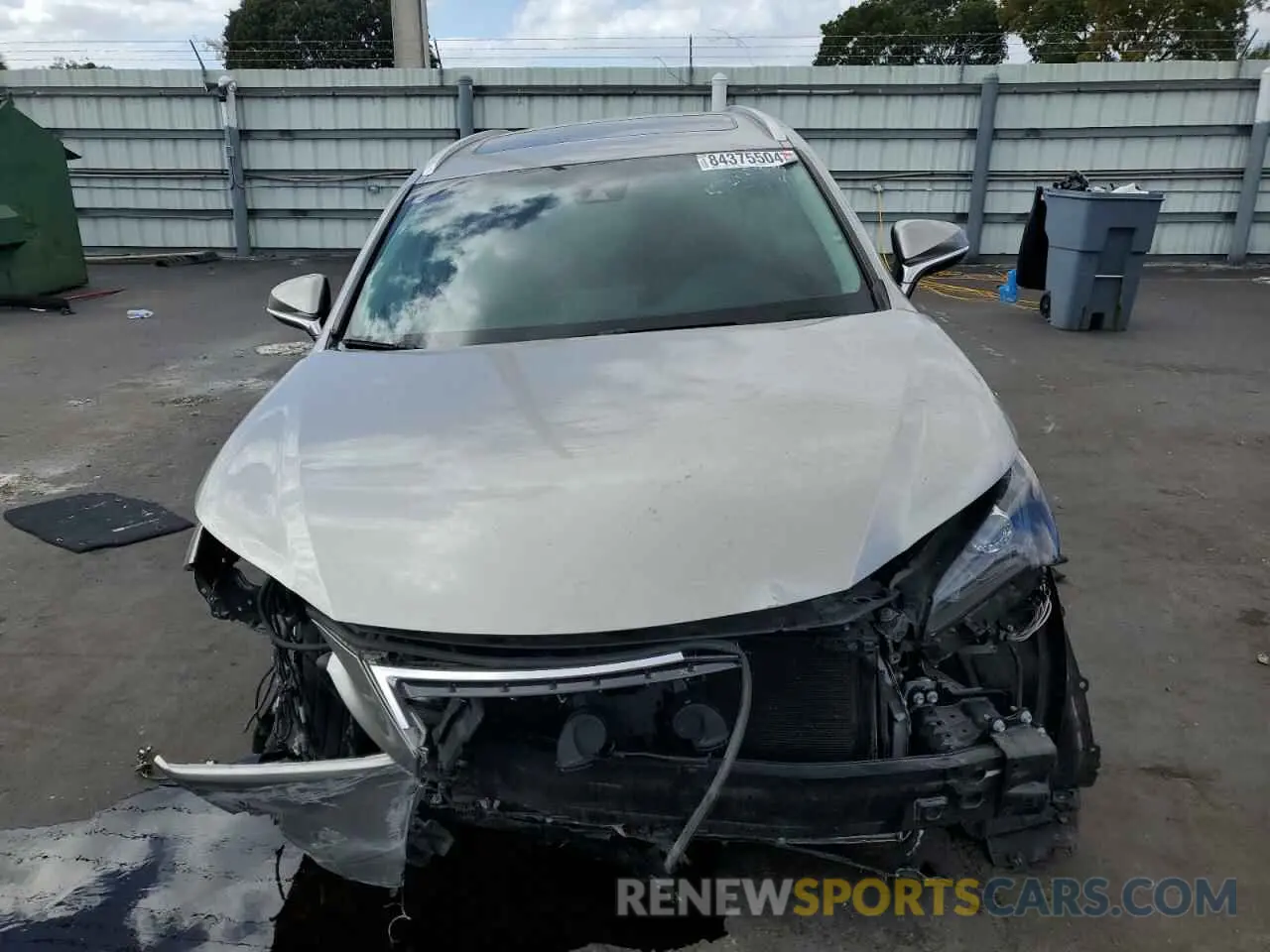 5 fotografías del automóvil dañado JTJBARBZ2K2206821 LEXUS NX 2019