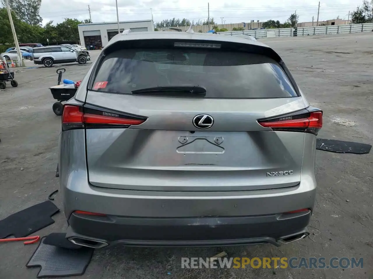 6 fotografías del automóvil dañado JTJBARBZ2K2206821 LEXUS NX 2019