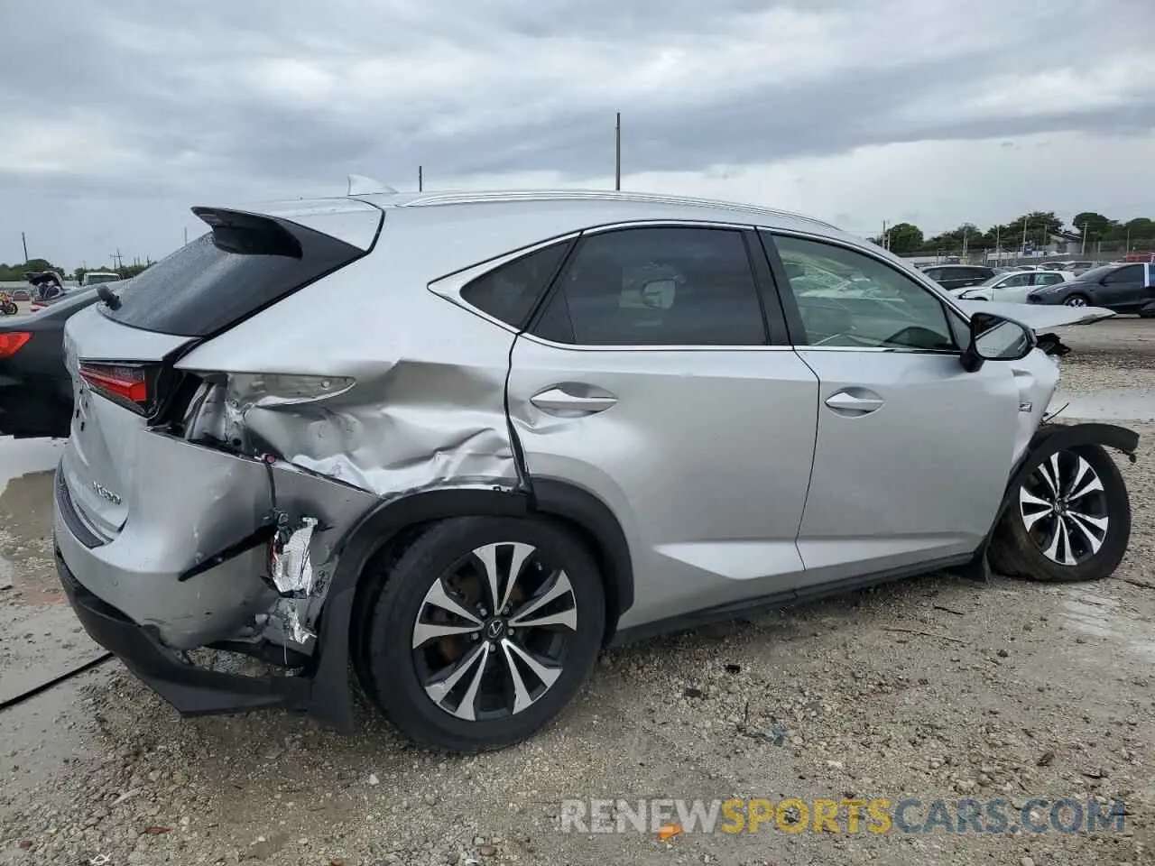 3 fotografías del automóvil dañado JTJBARBZ3K2189396 LEXUS NX 2019
