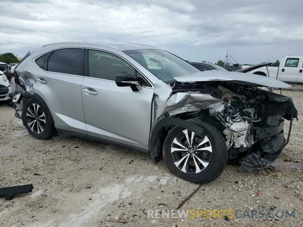 4 fotografías del automóvil dañado JTJBARBZ3K2189396 LEXUS NX 2019