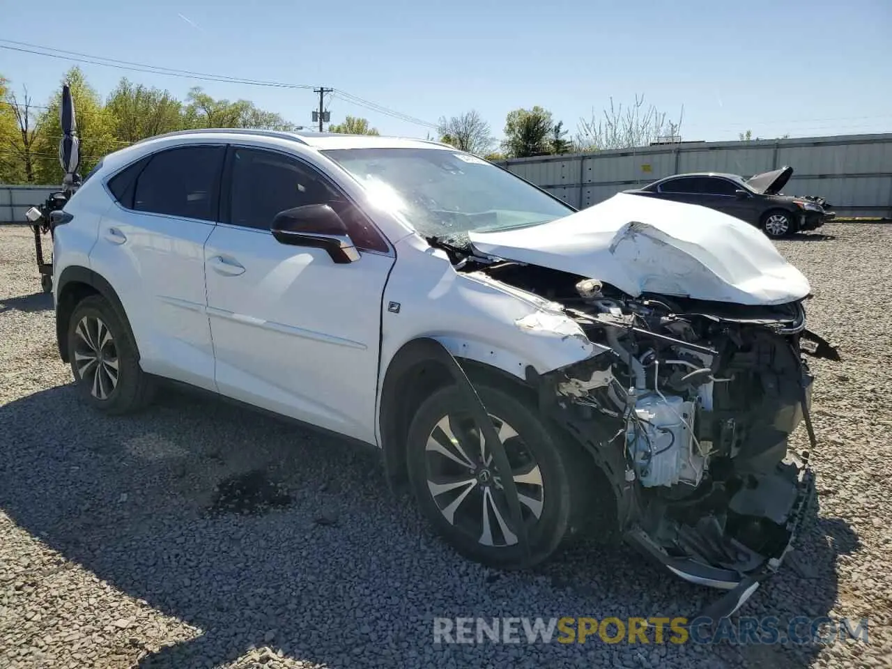 4 fotografías del automóvil dañado JTJBARBZ3K2192198 LEXUS NX 2019
